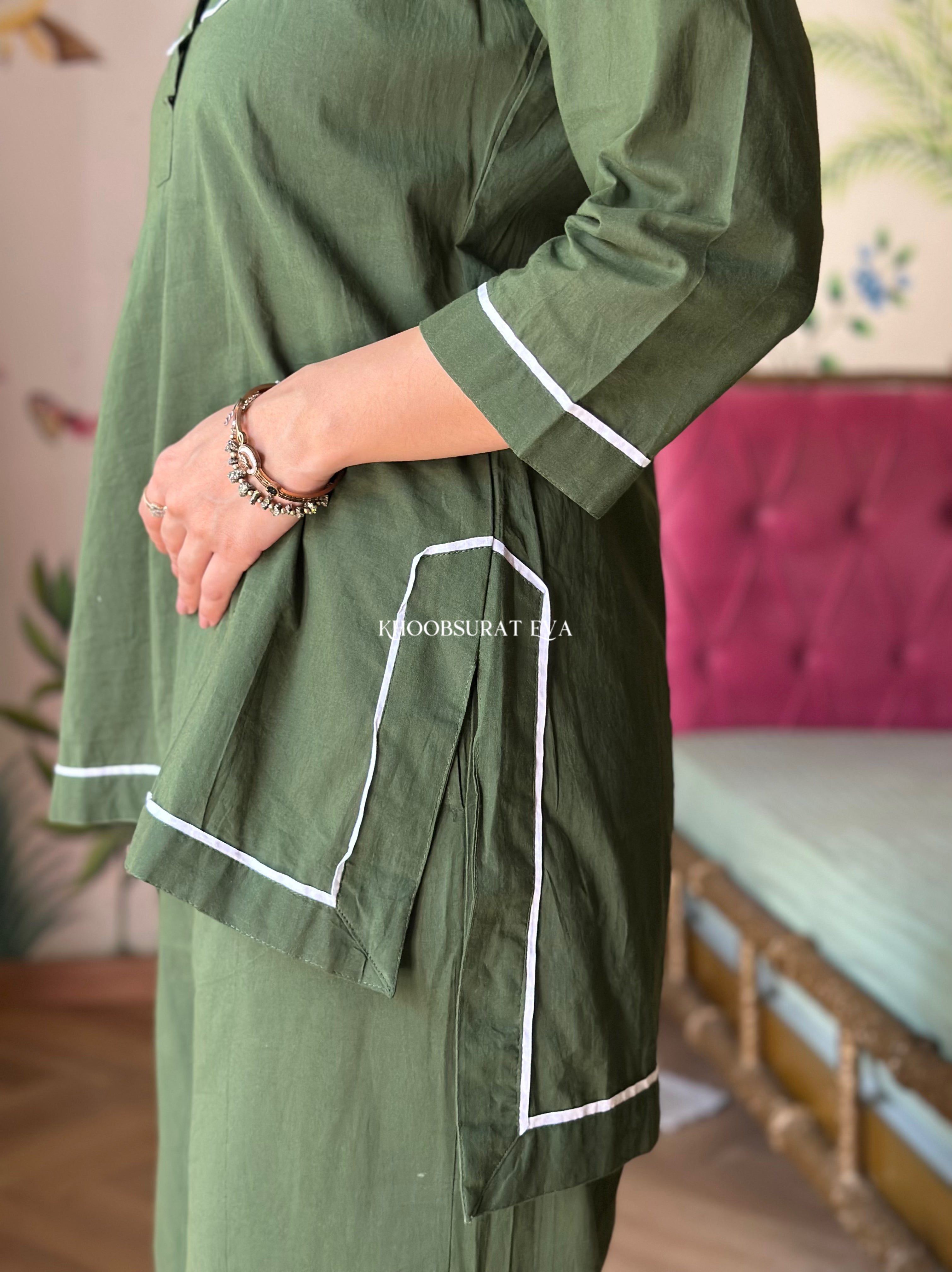 Resort To Love Green Matching Outfit Set - Women's Tropical Vacation Romper & Cover Up - Perfect for Beach Getaways, Pool Parties & Summer Vacations