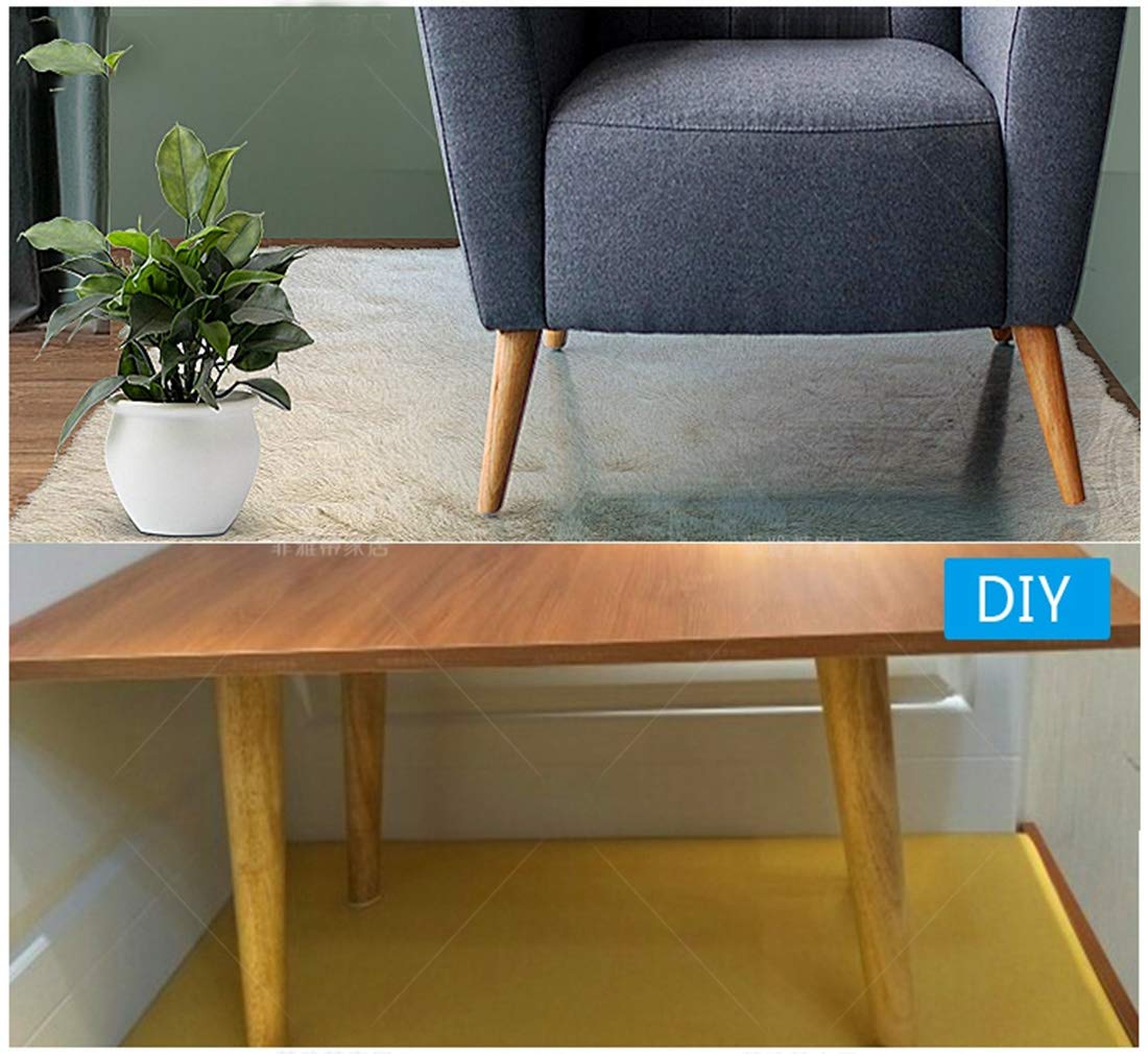Solid Wood Table Legs 7 Inch - 4 Pack Slanted Conical Furniture Legs with Mounting Plates & Screws for Sofa, Bed, Cabinet, Couch, Chair, Stool - Perfect for DIY Furniture Repair and Home Decor Projects
