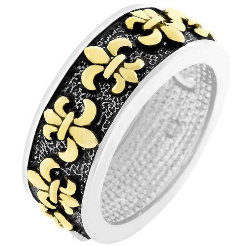 Vintage Fleur De Lis Ring - Elegant French Inspired Jewelry for Women, Perfect for Weddings, Anniversaries & Special Occasions