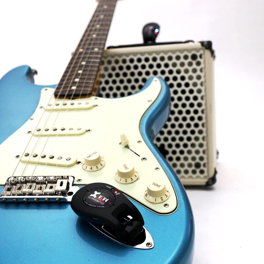 Xvive U2 Wireless Guitar System - Sunburst Finish | Reliable Wireless Audio Transmission for Guitarists | Perfect for Live Performances & Studio Recording