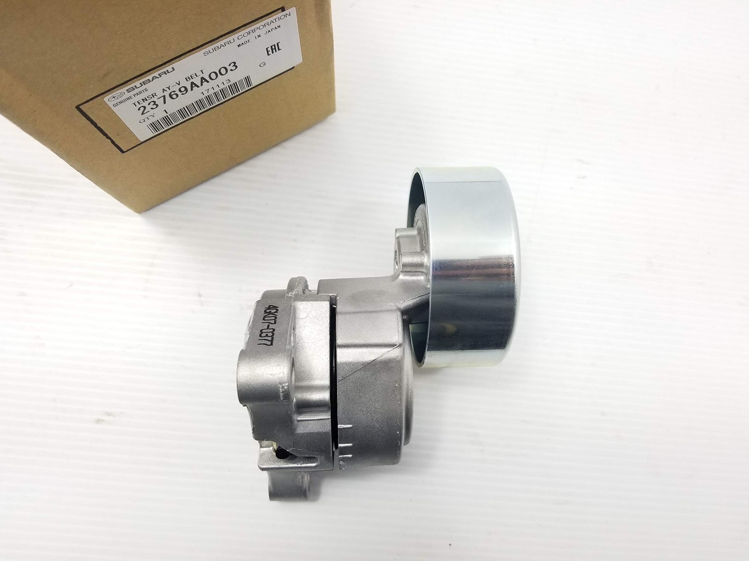 Genuine Subaru 23769AA003 V Belt Tensioner Assembly - Compatible with Subaru Models, Durable & Reliable Replacement Part for Smooth Engine Performance