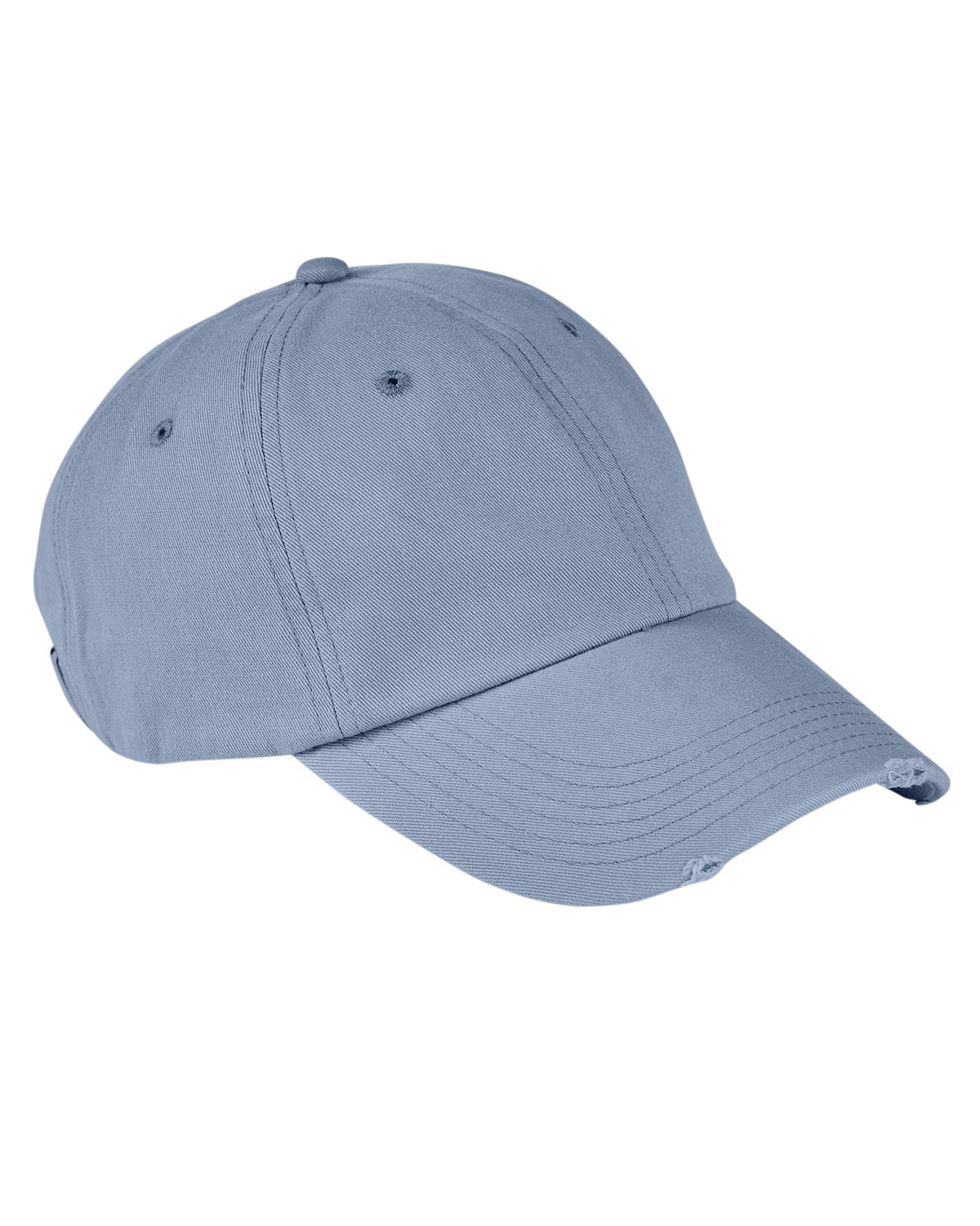 Authentic Pigment AP1920 Distressed 6-Panel Baseball Cap - Vintage Washed Cotton Adjustable Snapback Hat for Men & Women - Perfect for Streetwear, Hip Hop Fashion & Outdoor Activities