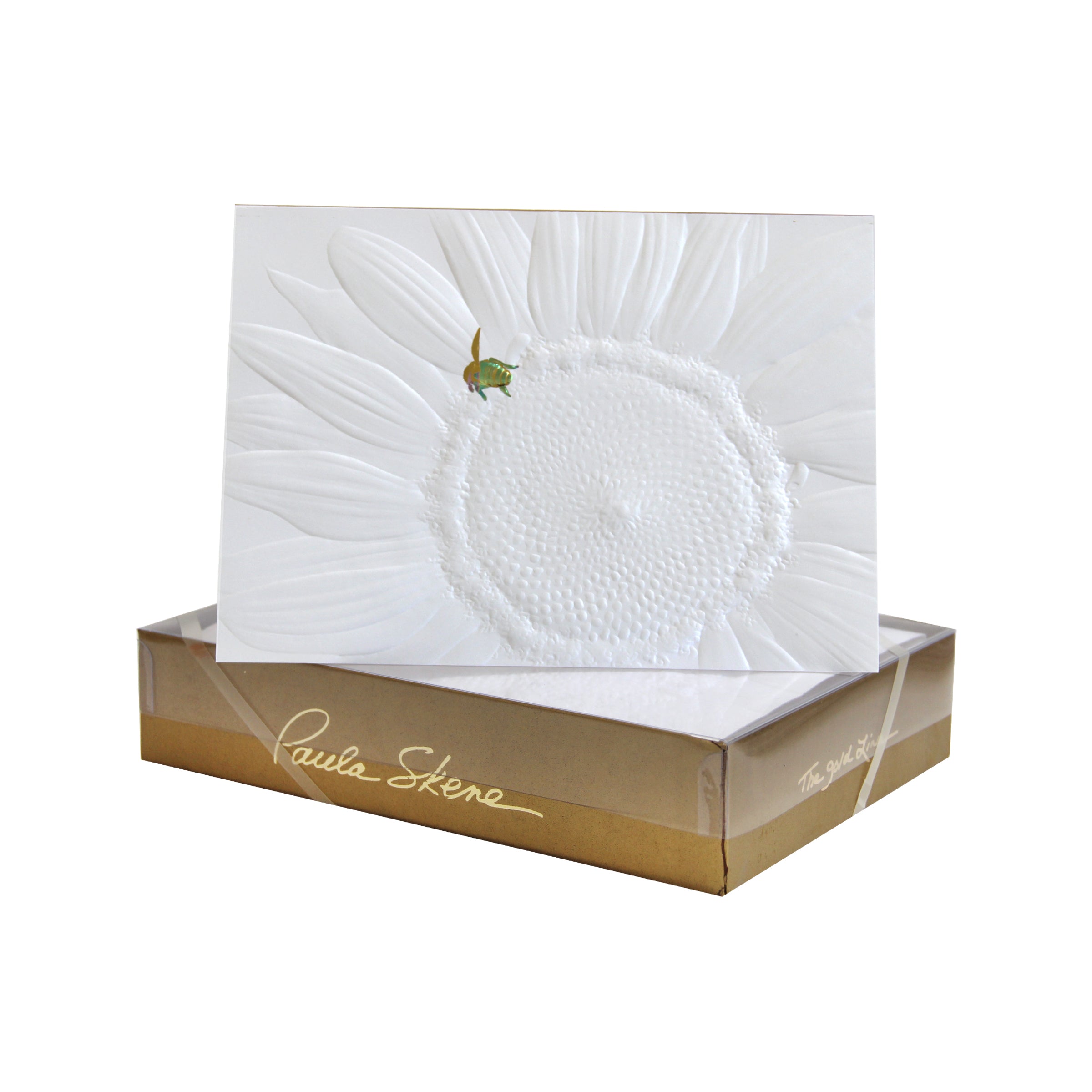 Sunflower with Bee Note Cards - Set of 8 Handmade Greeting Cards for Thank You Notes, Birthday Wishes & Special Occasions