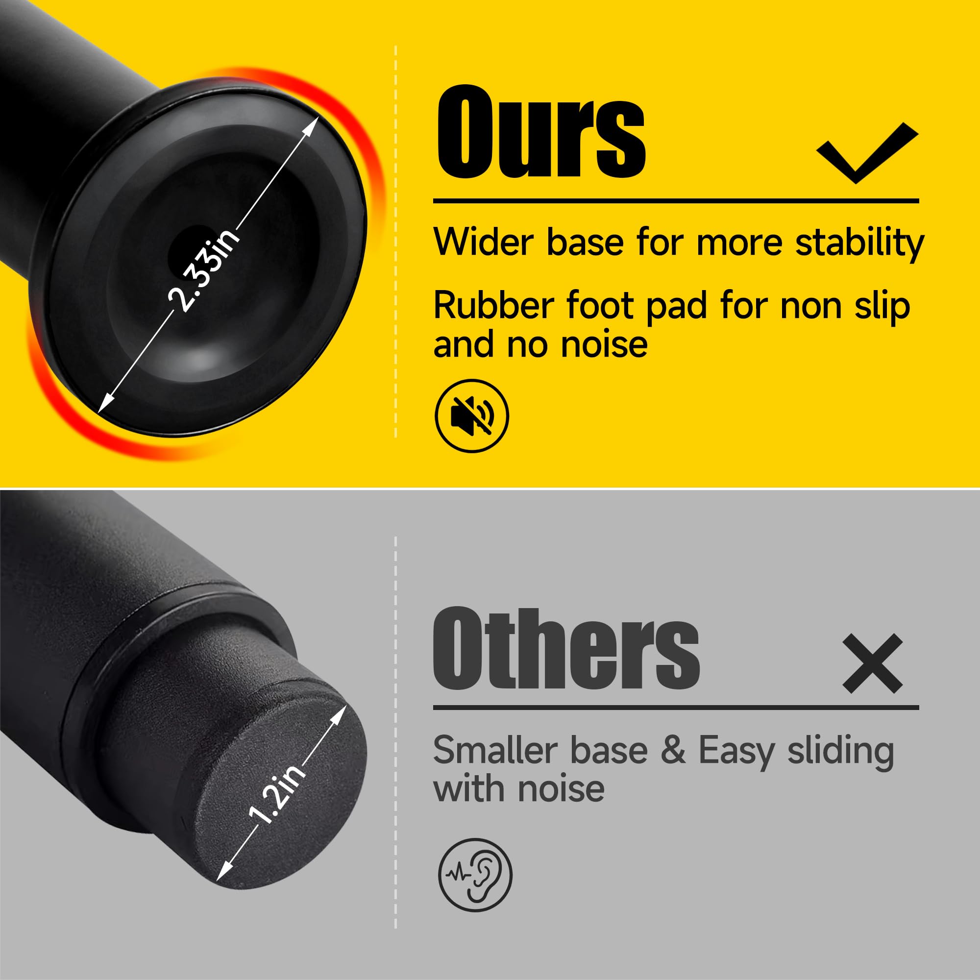 Heavy Duty Adjustable Bed Frame Legs 10