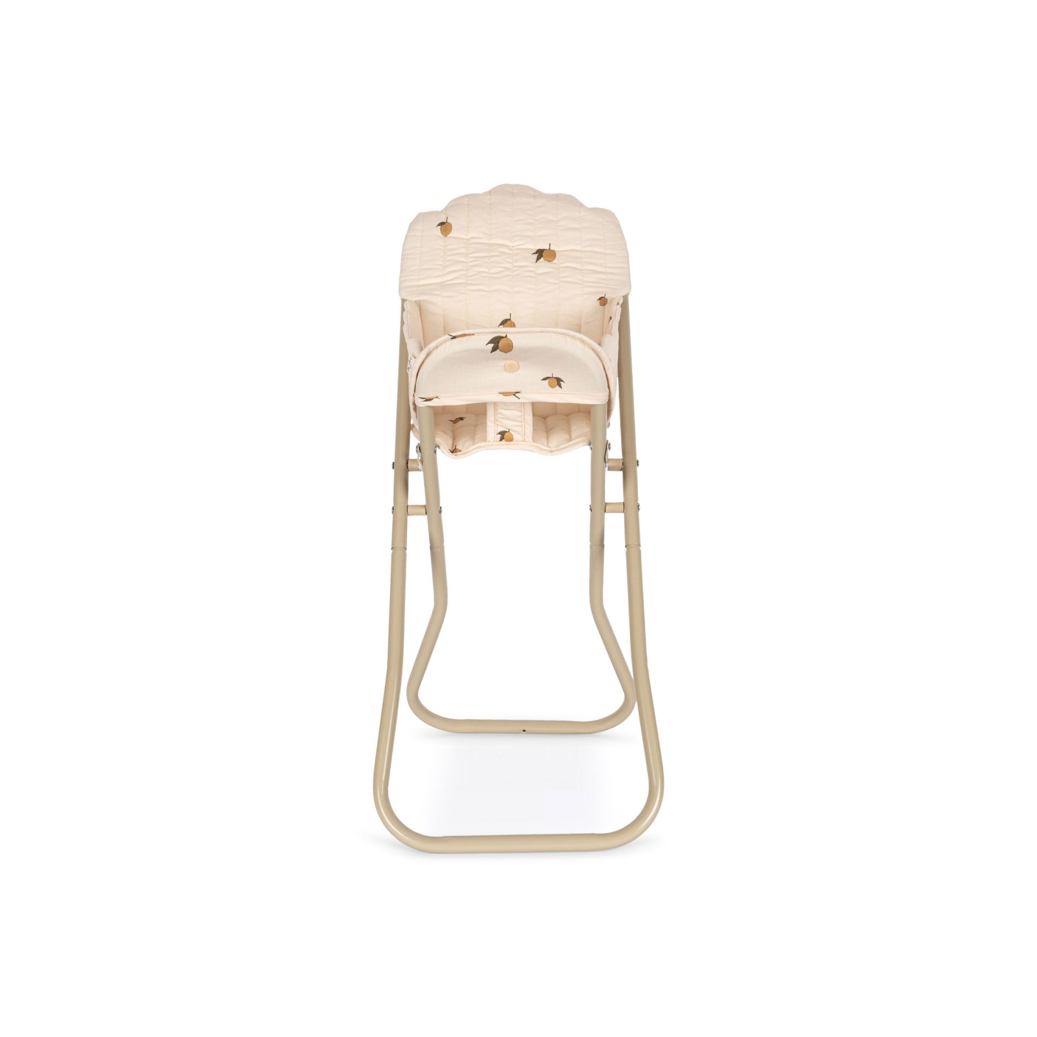 KONGES SLØJD Wooden Doll High Chair for Kids - Lemon Yellow Miniature Chair for Pretend Play, Tea Parties & Role-Playing Games | Perfect Dollhouse Accessory & Toddler Learning Toy