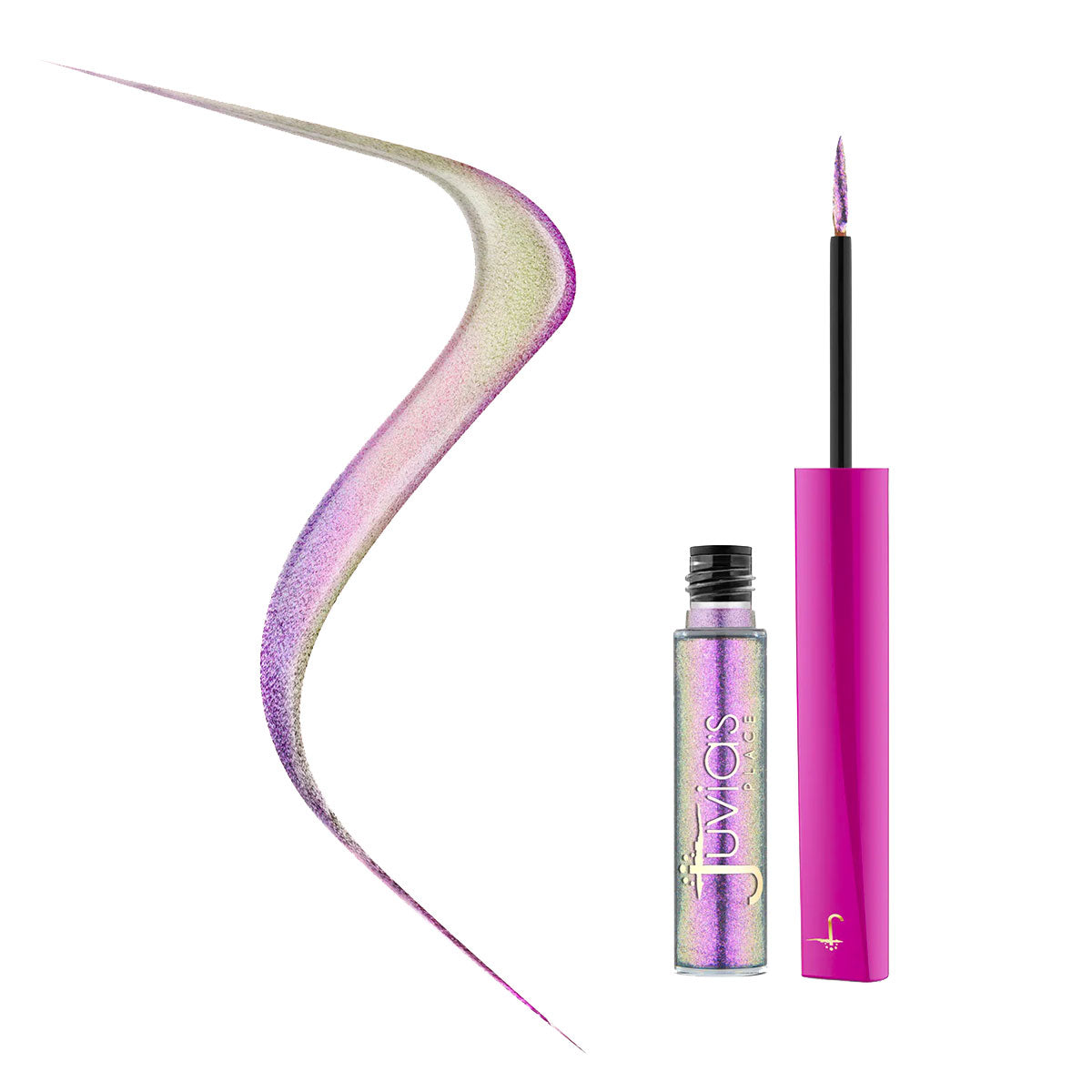 Afrogalactic Glitter Eyeliner - Vibrant Long-Lasting Liquid Eye Makeup for Parties, Festivals & Cosplay | Waterproof & Hypoallergenic