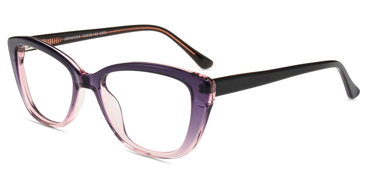 Firmoo Blue Light Blocking Computer Glasses for Women - Vintage Cat Eye TR90 Frame with Magnification - Perfect for Office Work, Screen Time & Reading