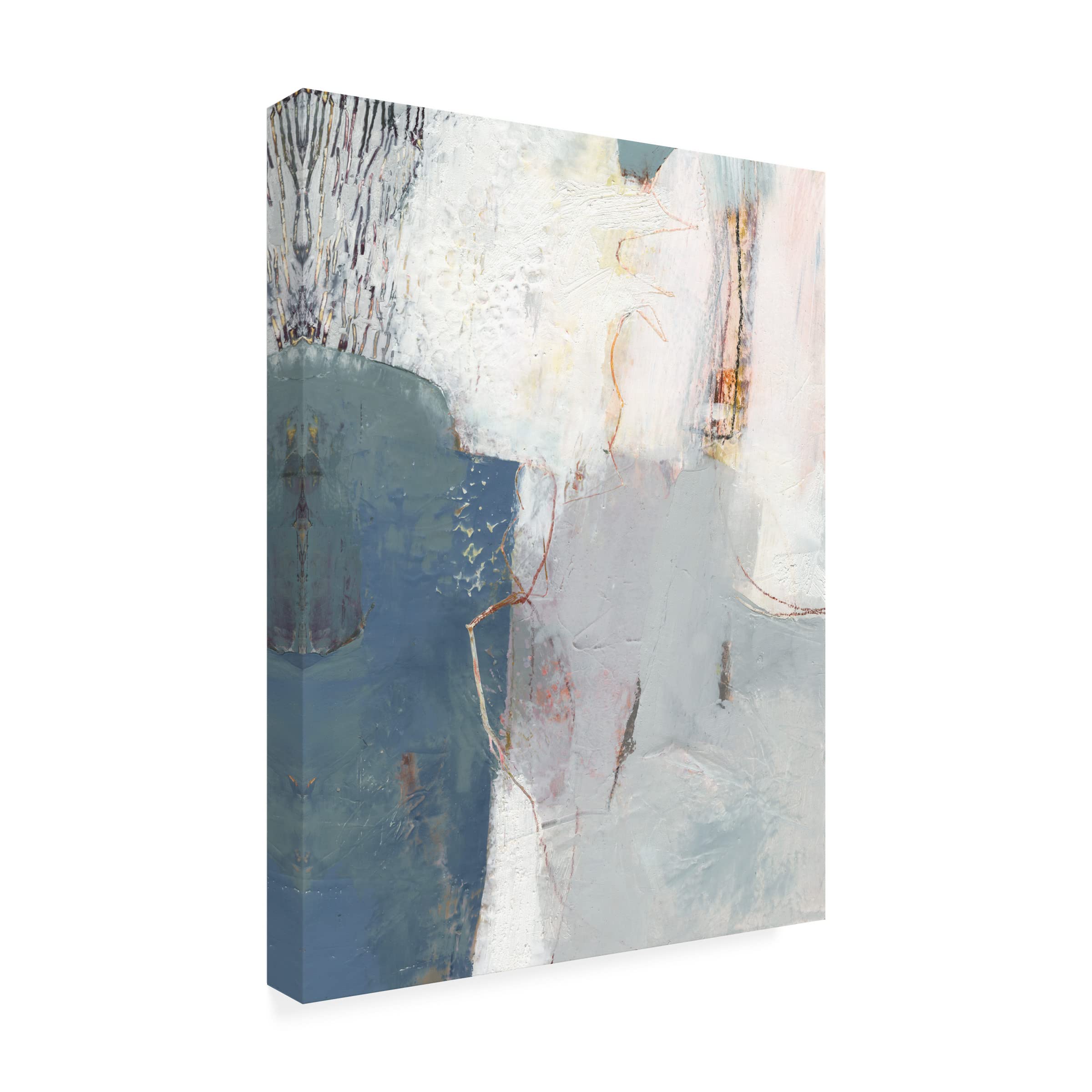 Trademark Fine Art 'A Go Go II' Canvas Wall Art by Sue Jachimiec - 24x32 Inches, Modern Abstract Painting for Living Room, Bedroom & Office Decor