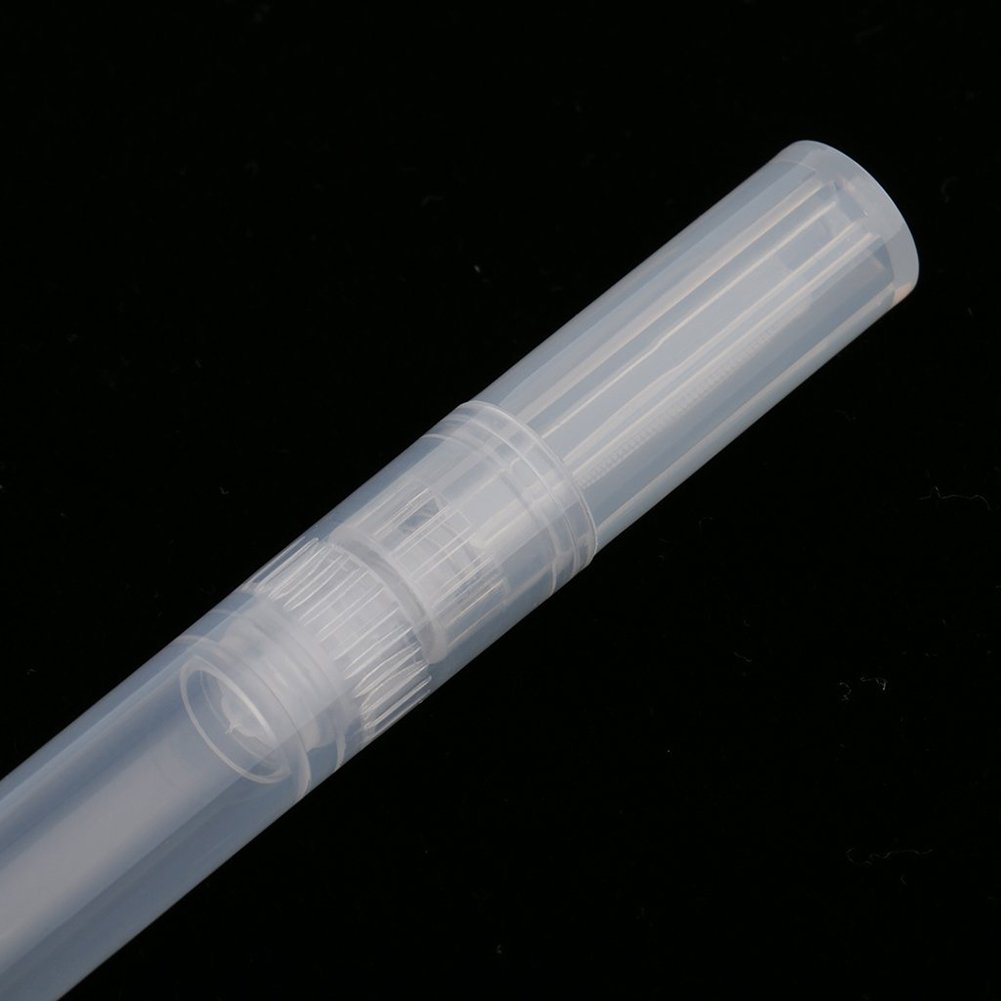 5Pcs Empty Transparent Twist Pen - Refillable Cosmetic Container for Lip Gloss, Eyelash Serum, Teeth Whitening Liquid | Travel-Friendly Makeup Brush Tube with Secure Twist Cap | Perfect for DIY Beauty, Salon Use & On-the-Go Touch Ups