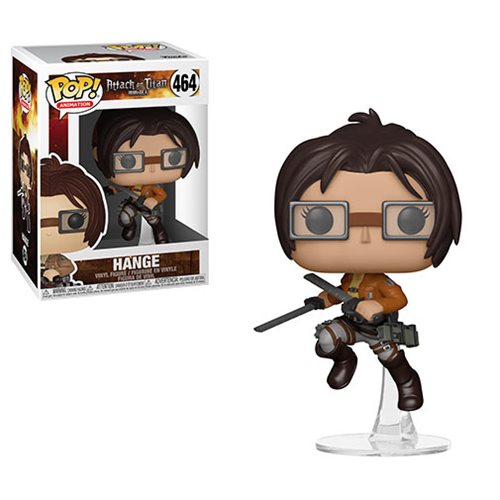 Funko Pop! Attack on Titan: Hange #464 - Anime Collectible Figure for Fans & Gift Idea - Perfect for Display, Anime Merch Collections & Themed Parties