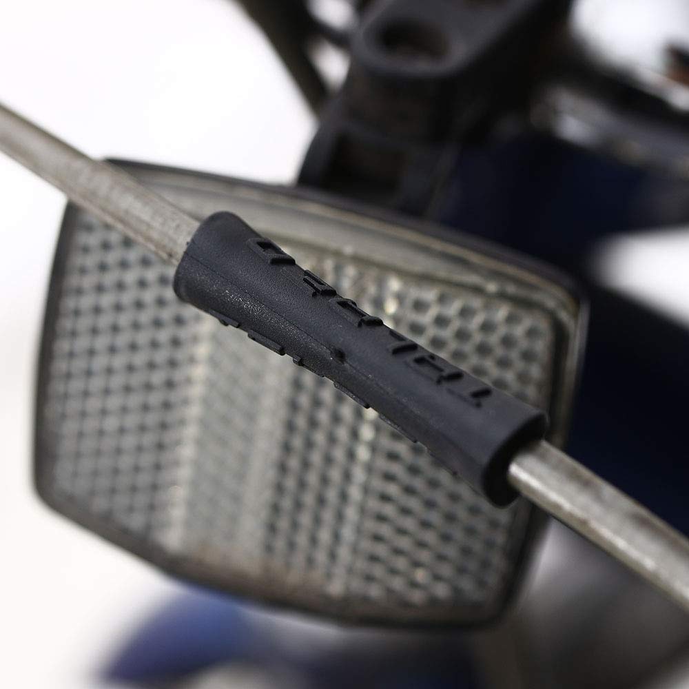 2pcs Bike Frame Protector Rubber Sleeves - Cycling Tube Guards for Mountain & Road Bikes - Durable Black Bike Accessories for Scratch Protection & Cable Management - Perfect for Commuting, Trail Riding & Bike Maintenance