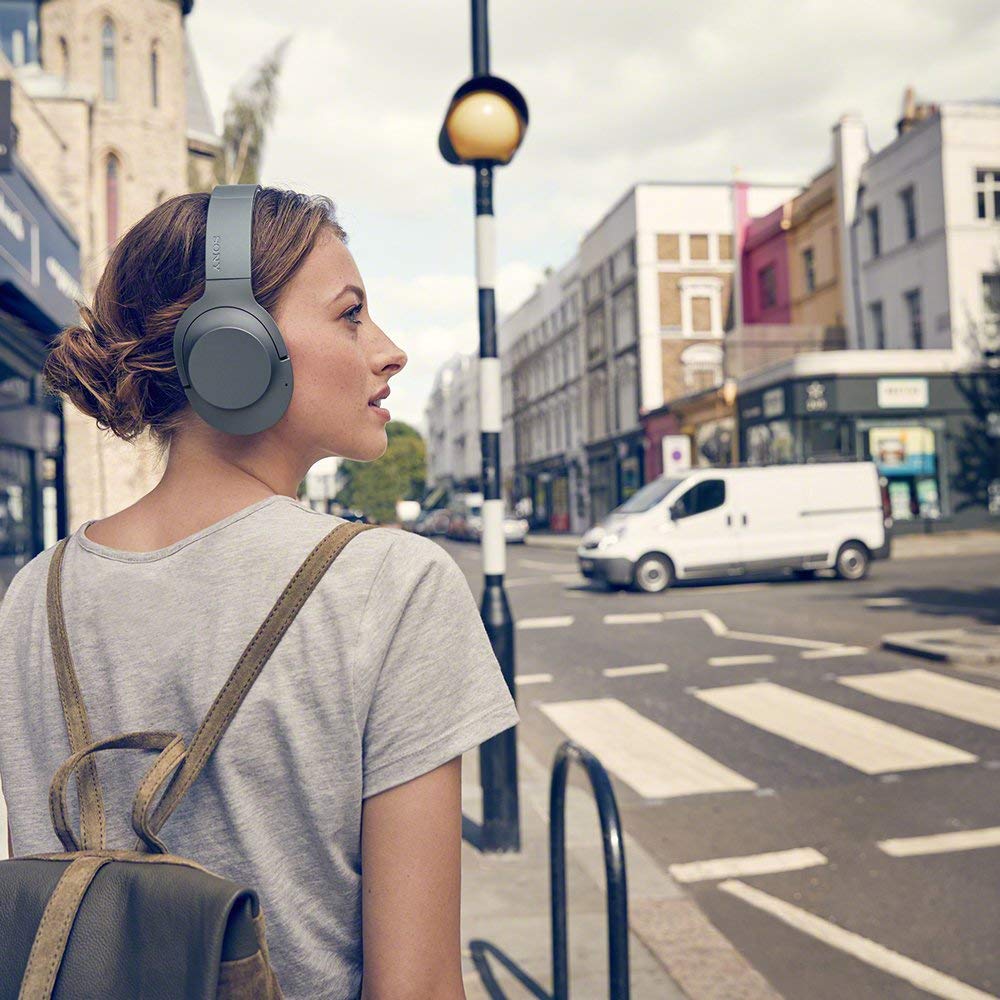 Sony WH-H900N Wireless Noise Cancelling Headphones - Bluetooth Over-Ear Headset with Mic, Hi-Res Audio, 30H Battery - Perfect for Travel, Work & Music Lovers