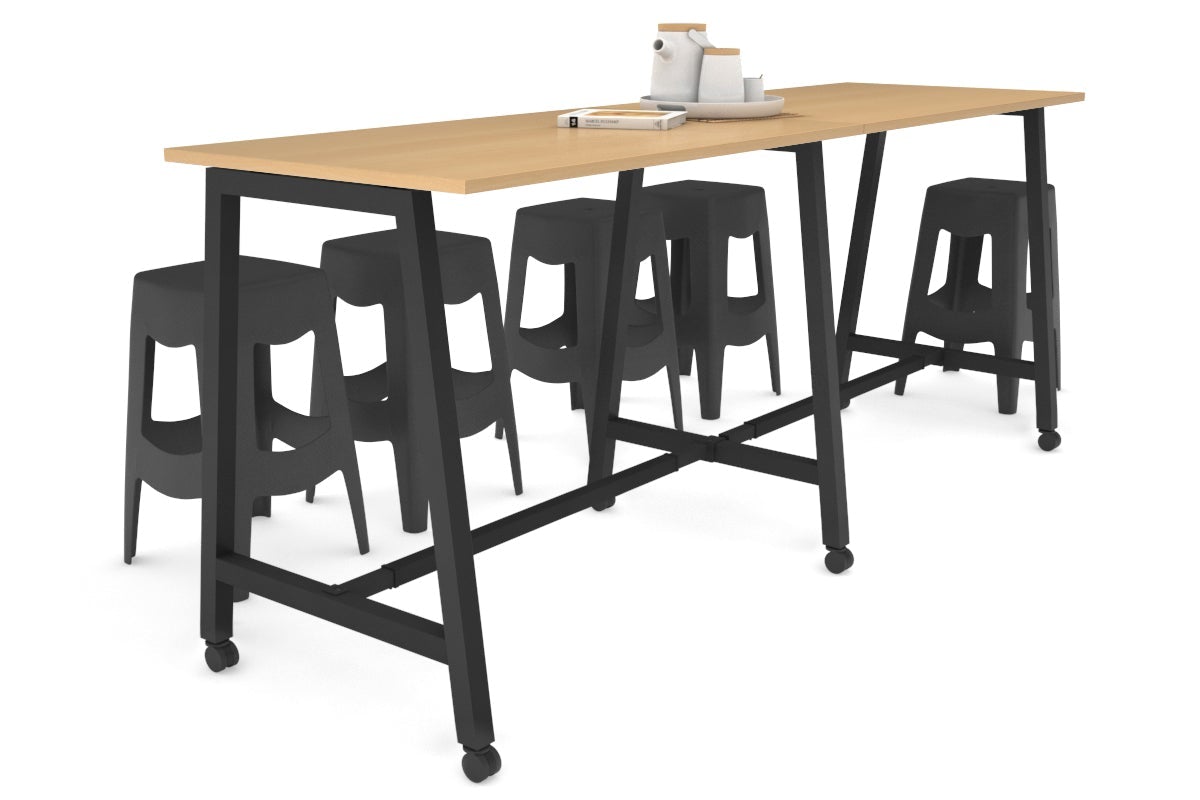 Quadro A Legs Large Counter Table 2400L x 700W - Heavy Duty Metal Frame for Restaurant, Bar, Kitchen & Commercial Use