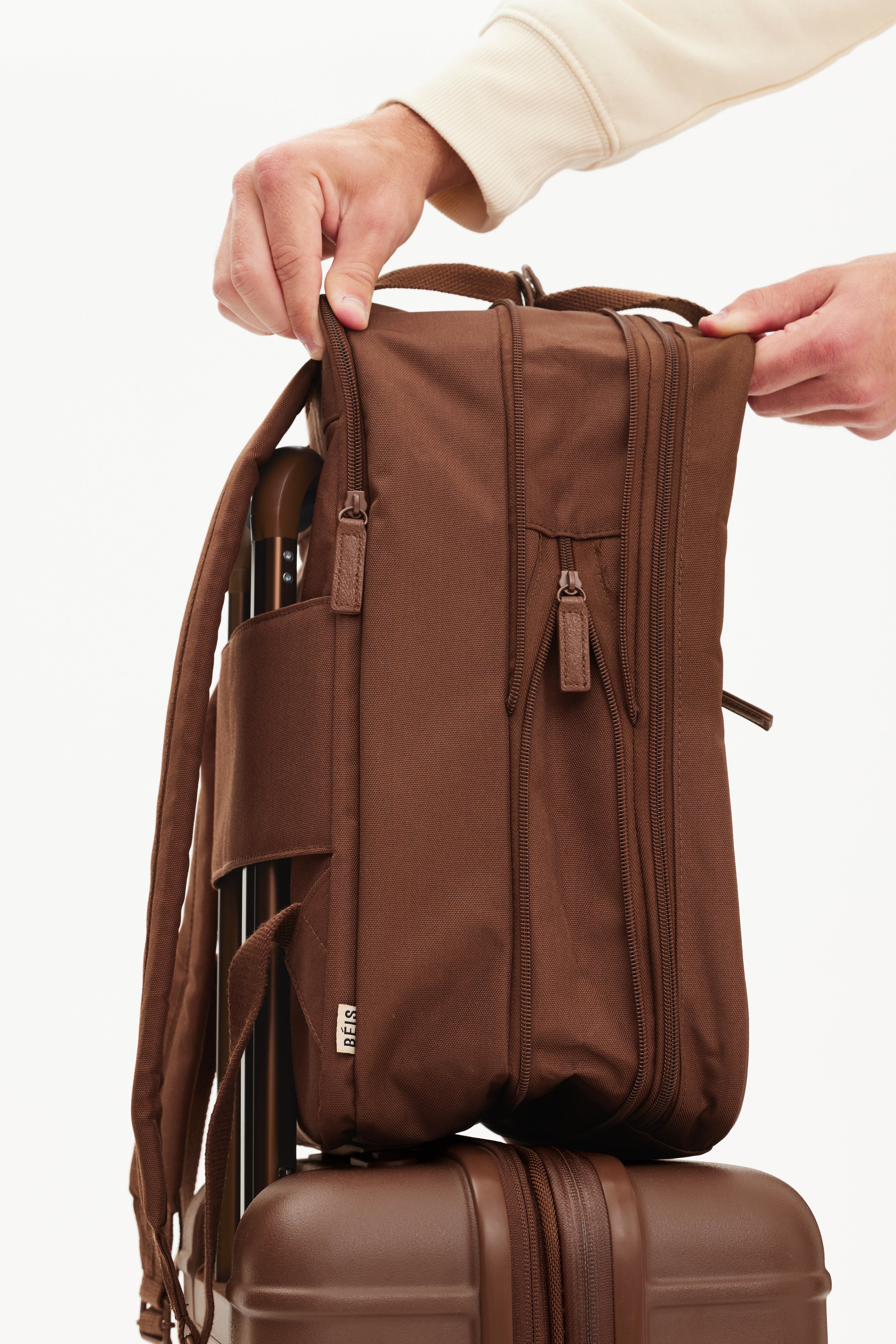 Expandable Travel Backpack - Durable Maple Design for Hiking, Camping & Daily Commute | Lightweight & Water-Resistant