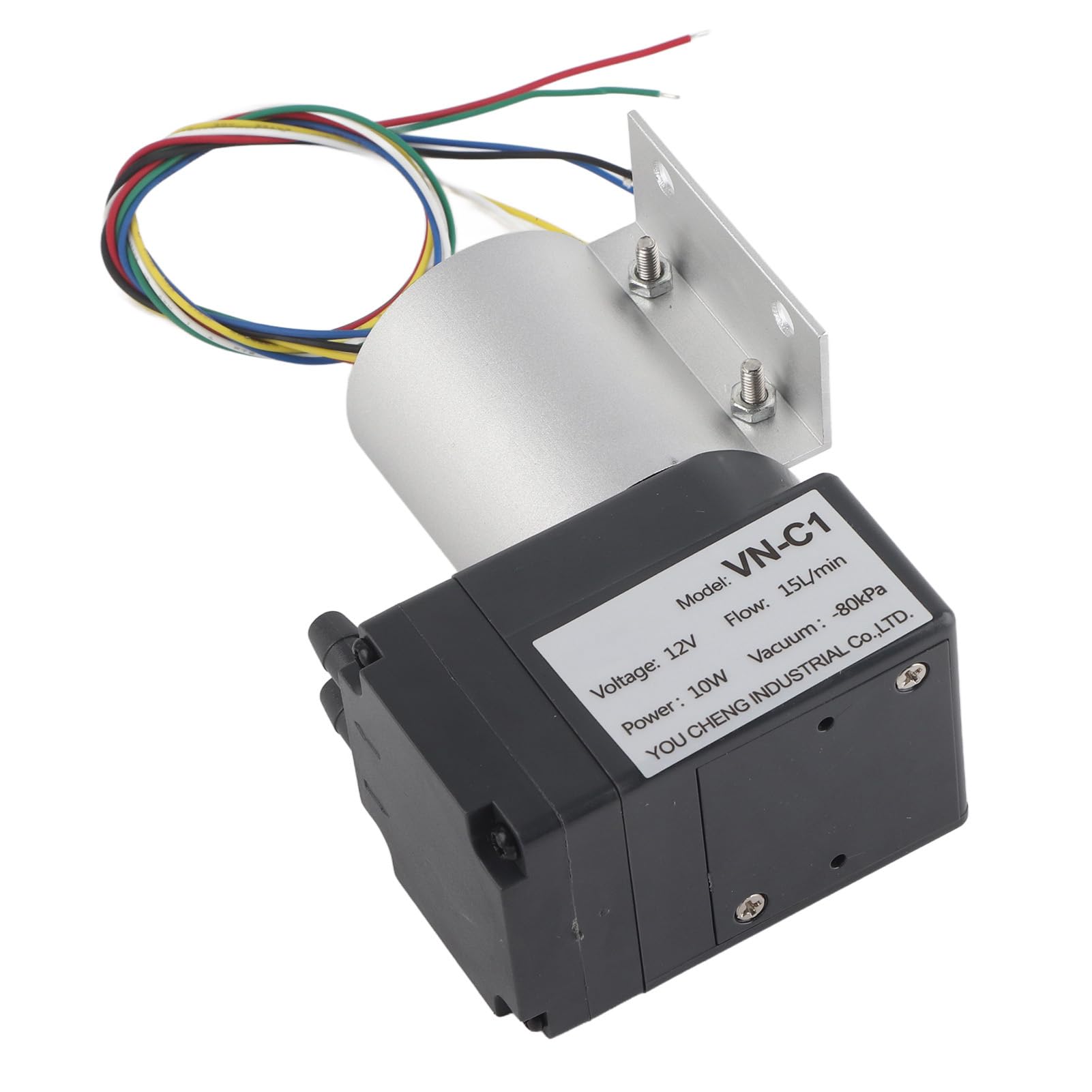 Mini Vacuum Pump 12V - Brushless Oil-Free Diaphragm Pump for High/Low Temperature Applications | Portable Micro Vacuum Pump 10W DC | Ideal for Lab Equipment, Medical Devices & DIY Projects