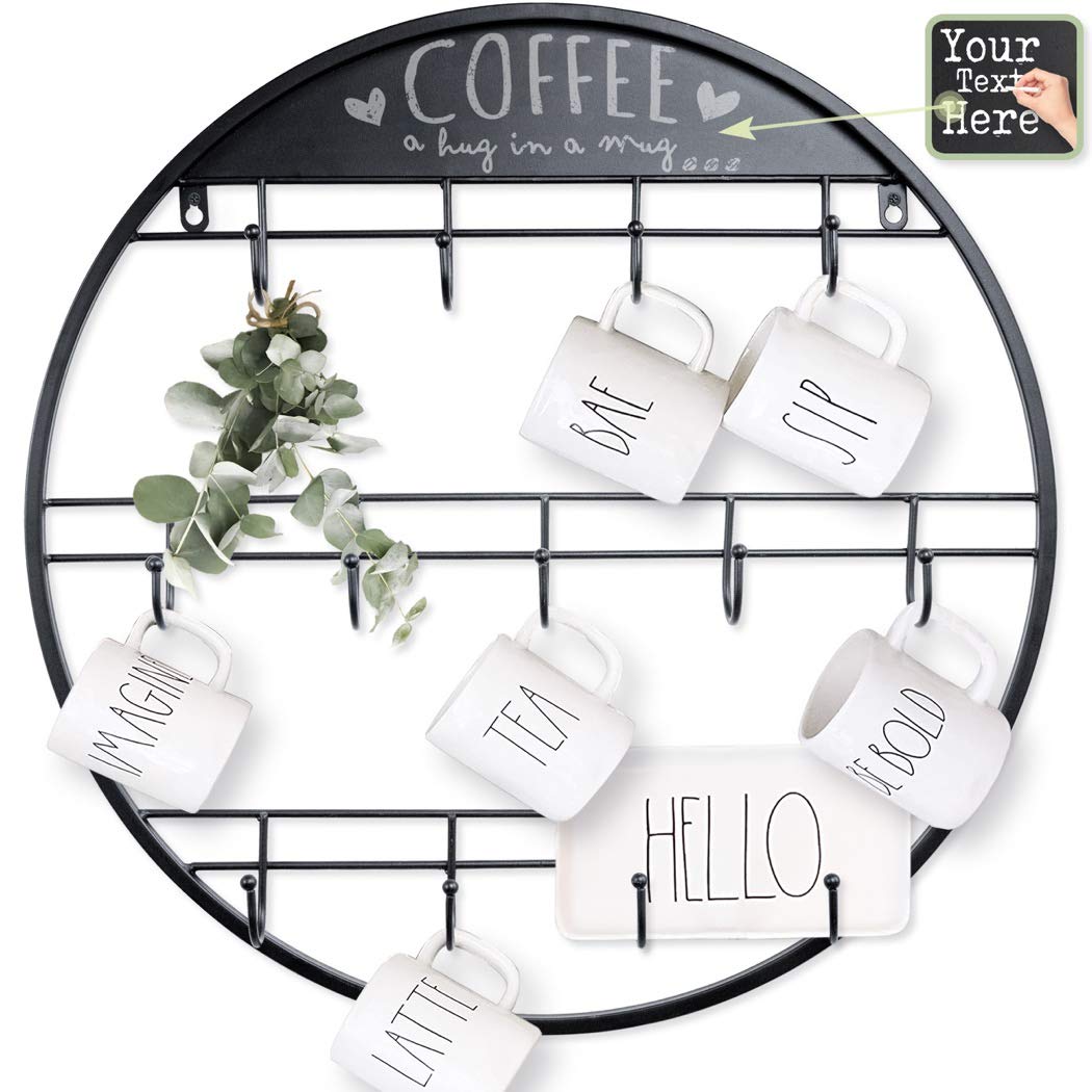 Wall Mounted Coffee Mug Holder - 22