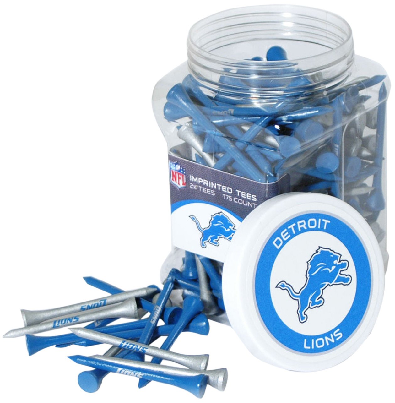Team Golf Unisex Adult 175 Golf Tees - Premium Wooden Golf Tees for Men & Women - Perfect for Driving Range, Practice & Tournament Play