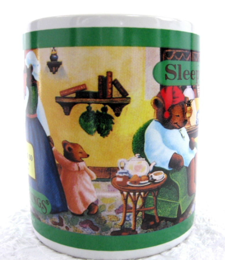 Celestial Seasonings Sleepytime Tea Ceramic Mug with Bears - Vintage 1993 Collectible for Tea Lovers & Cozy Nights