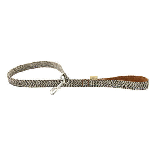 EARTHBOUND Signature Tweed & Leather Dog Leash - Premium Durable Pet Walking Accessory for Small Medium Large Dogs - Perfect for Daily Walks, Training & Outdoor Adventures