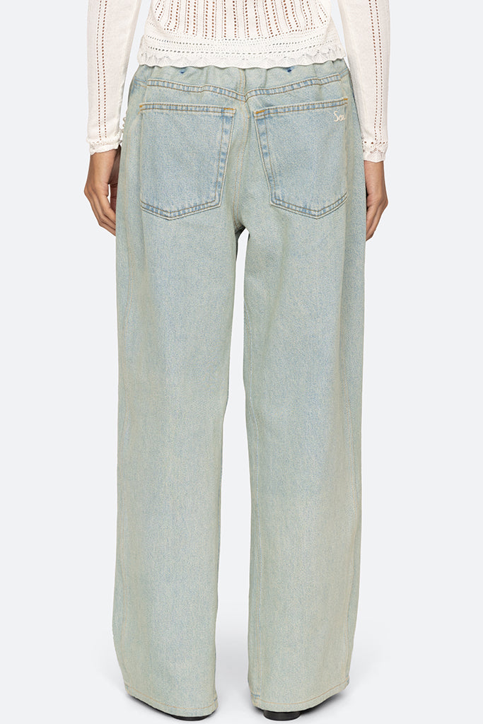 Sea New York Perlette Denim Pants for Women - High Waist Skinny Jeans in Classic Blue | Perfect for Casual Wear, Office Outfits & Night Out