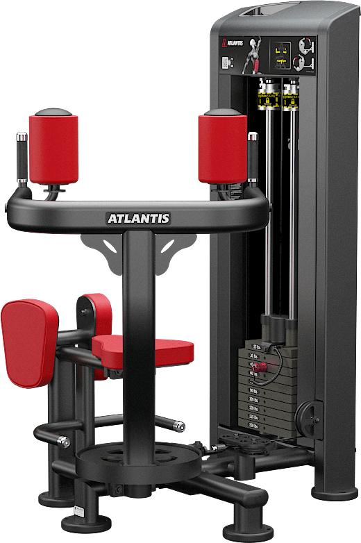 ATLANTIS Abdominal Rotation Machine - Core Workout Equipment for Home Gym & Fitness Training - Perfect for Abs, Obliques & Full-Body Toning