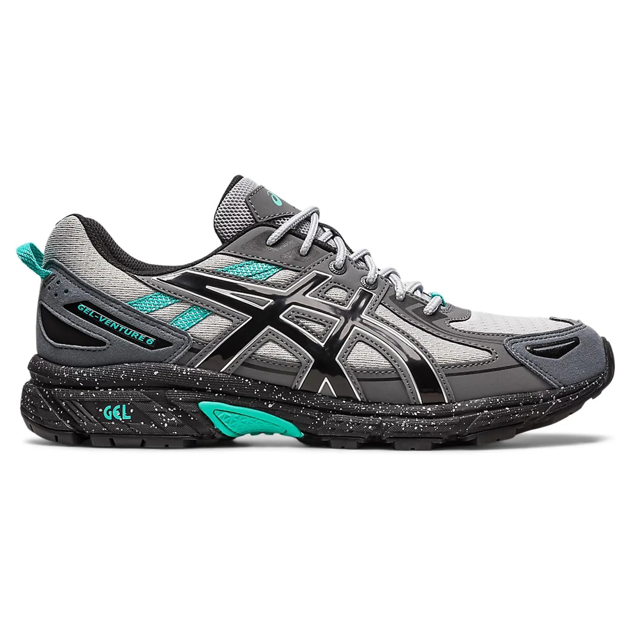 ASICS Gel Venture 6 Trail Running Shoes for Men & Women - Lightweight Grey Mid-Top with GEL Cushioning - Perfect for Hiking, Outdoor Sports & Gym Workouts