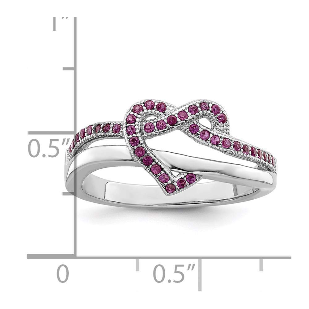 925 Sterling Silver Cubic Zirconia Heart Ring for Women - Elegant Fine Jewelry Gift for Her, Perfect for Valentine's Day, Anniversary & Romantic Occasions
