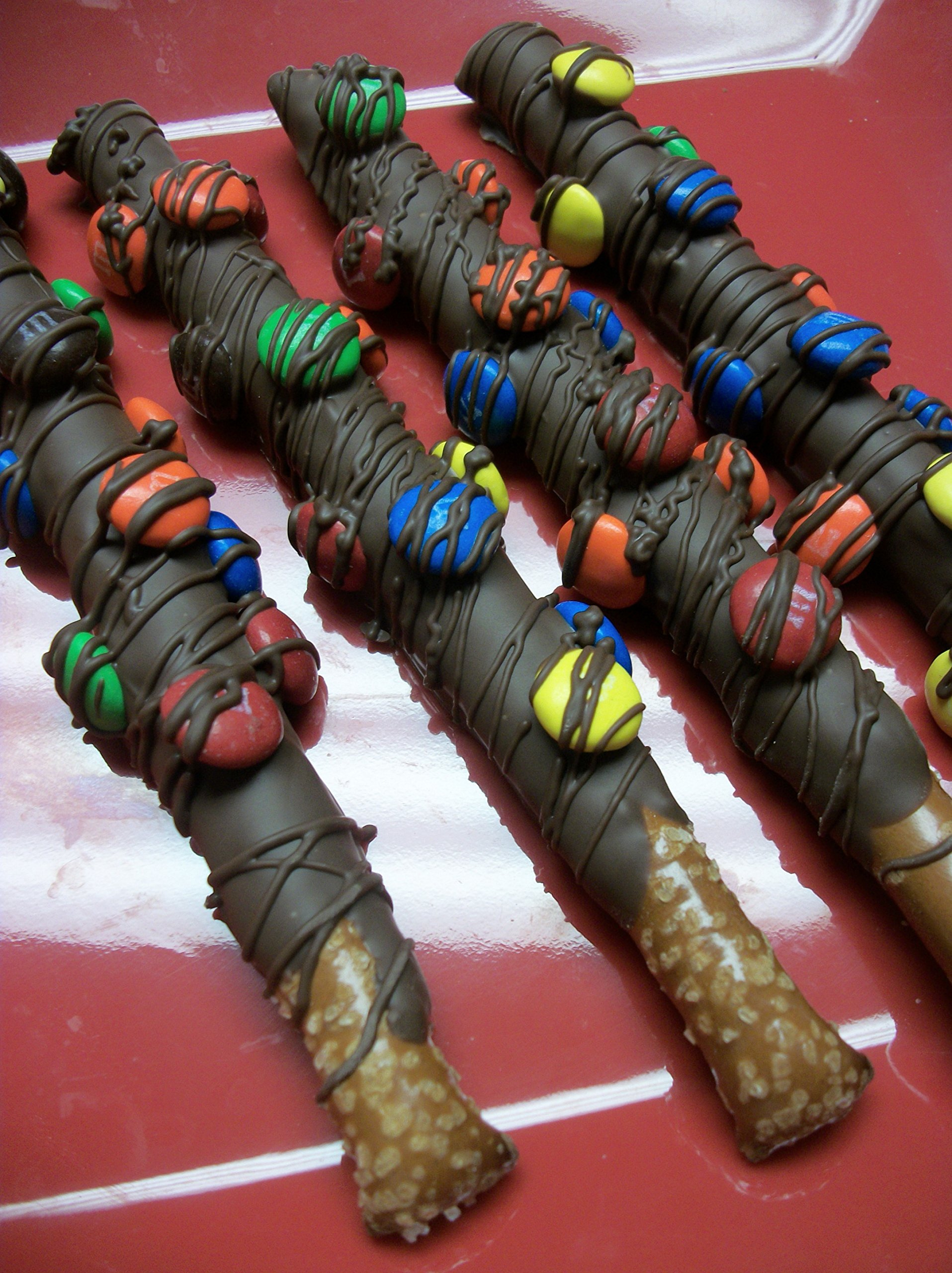 M&M Chocolate Covered Pretzel Rods - Perfect for Snacking & Gifting