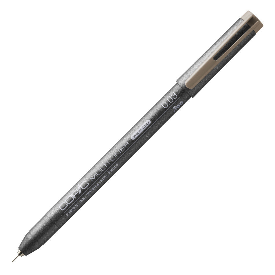 Copic MultiLiner Drawing Pen Set - Warm Grey Fine Line Art Markers for Sketching, Illustration & Calligraphy - Perfect for Artists, Designers & Crafters