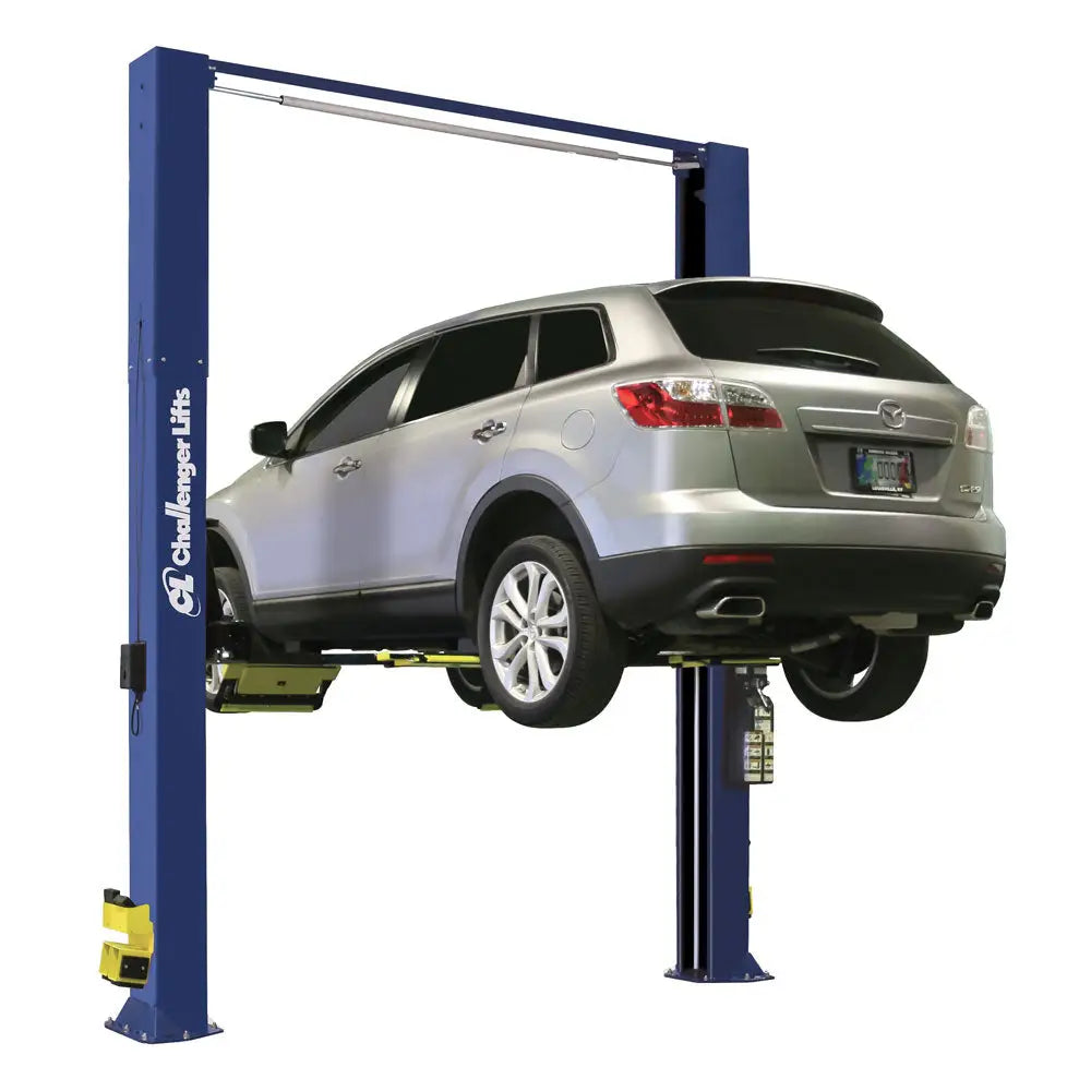 Challenger CL10A XP9 9K 2 Post Lift with Drive-On Express Pad – Ideal for Auto Repair Shops & Home Garages