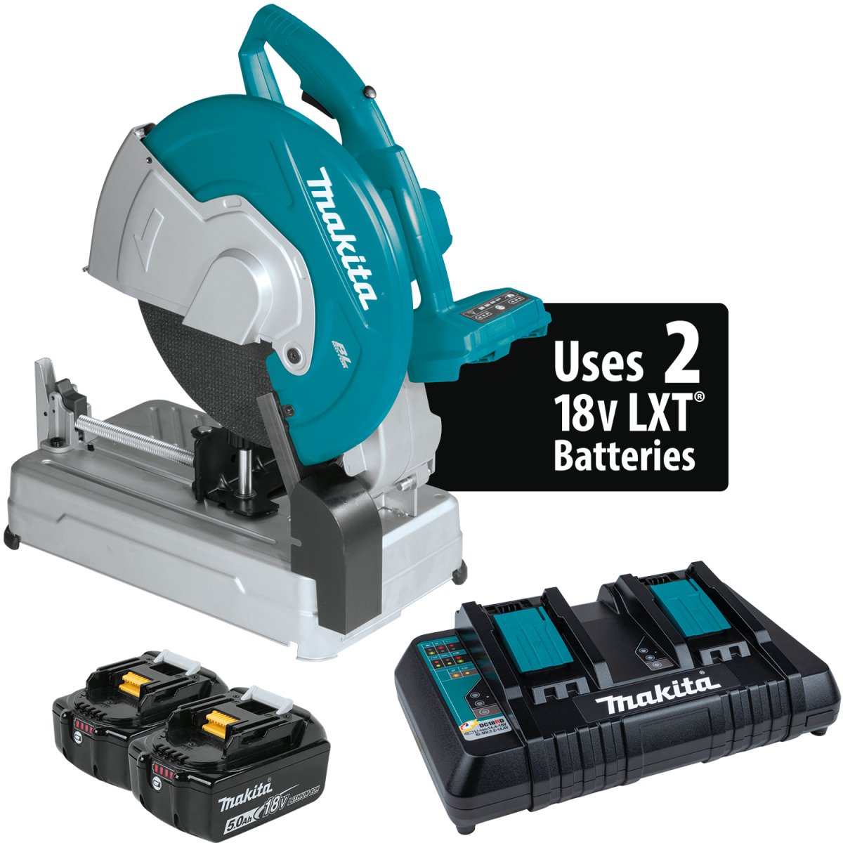 36V (18V X2) LXT® Brushless 14-Inch Cut-Off Saw - Cordless Power Tool for Metal Cutting, Concrete & Masonry - Perfect for Construction Sites & DIY Projects
