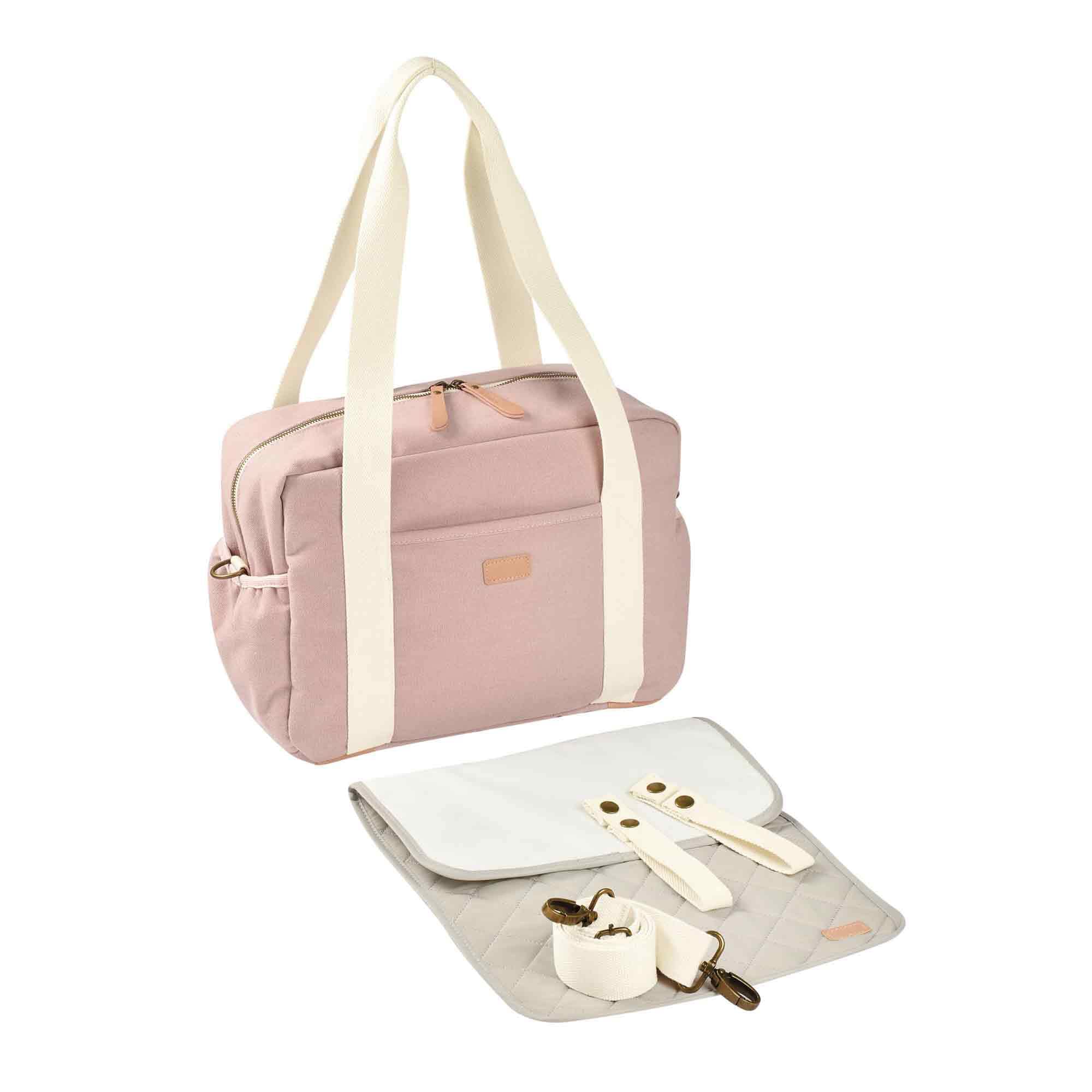 Beaba Paris Large Capacity Baby Diaper Bag - Waterproof Travel Diaper Backpack with Adjustable Strap for Stroller | Perfect for Newborn Essentials, Daycare, Family Outings & Travel