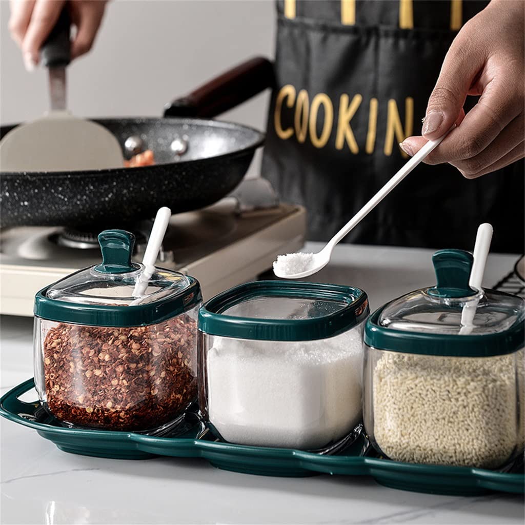 Stainless Steel Spice Rack Organizer - 4-Tier Kitchen Countertop Storage for Salt, Sugar & Seasonings | Space-Saving Design for Pantry, Cabinet & Countertop Organization