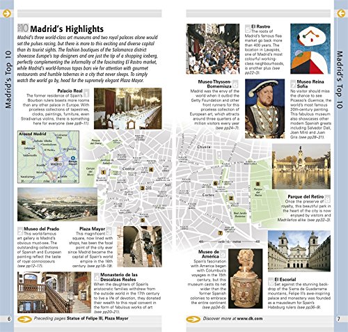 Top 10 Madrid Travel Guide - Eyewitness Best Sellers | Perfect for Vacation Planning & City Exploration