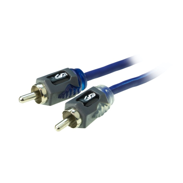 Scosche EFX R1.5 Rogue 1.5' Power Sports & Marine Twisted Interconnect Cables - High Performance Audio Connection for Boats, ATVs, and Motorcycles