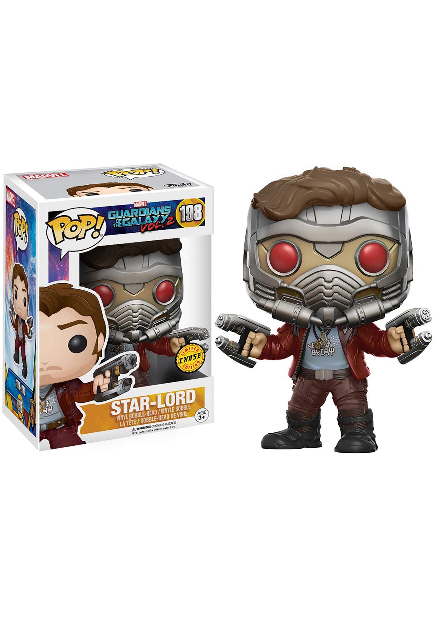 Funko POP! Star Lord Vinyl Figure - Guardians of The Galaxy Vol. 2 Collectible Toy - Perfect for Marvel Fans, Gift for Collectors & Home Office Display
