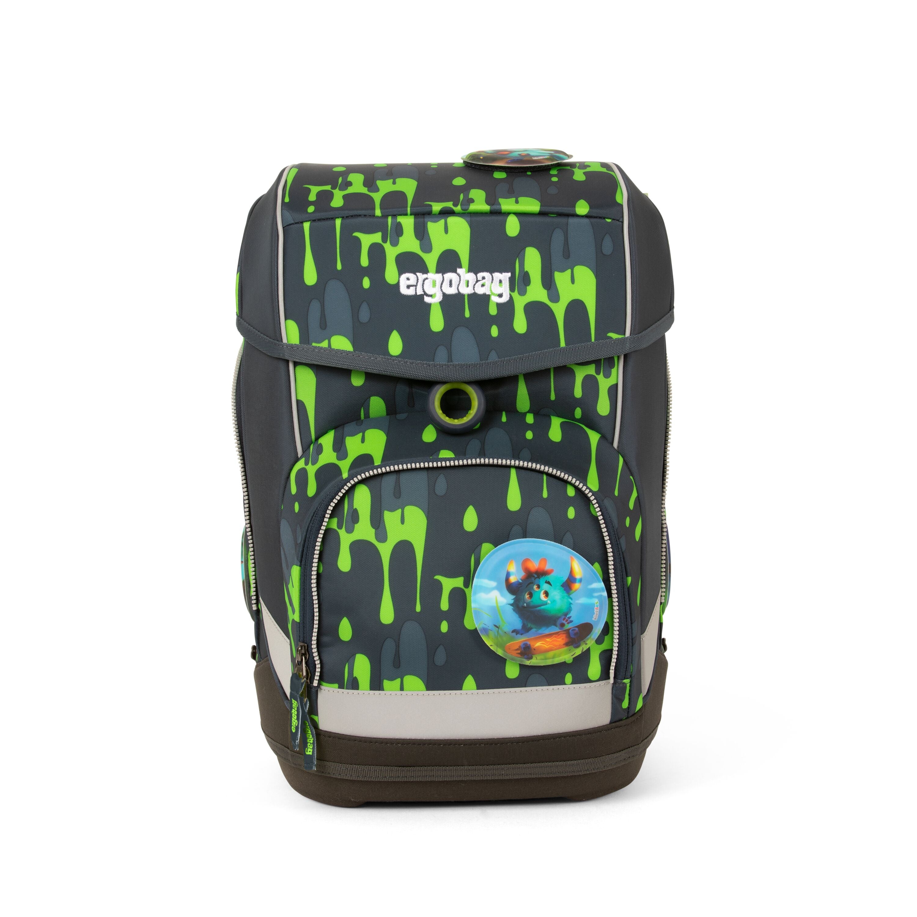 Ergobag SET Cubo 5-Piece School Backpack with Glibbbär - Perfect for Kids' School, Travel & Outdoor Adventures