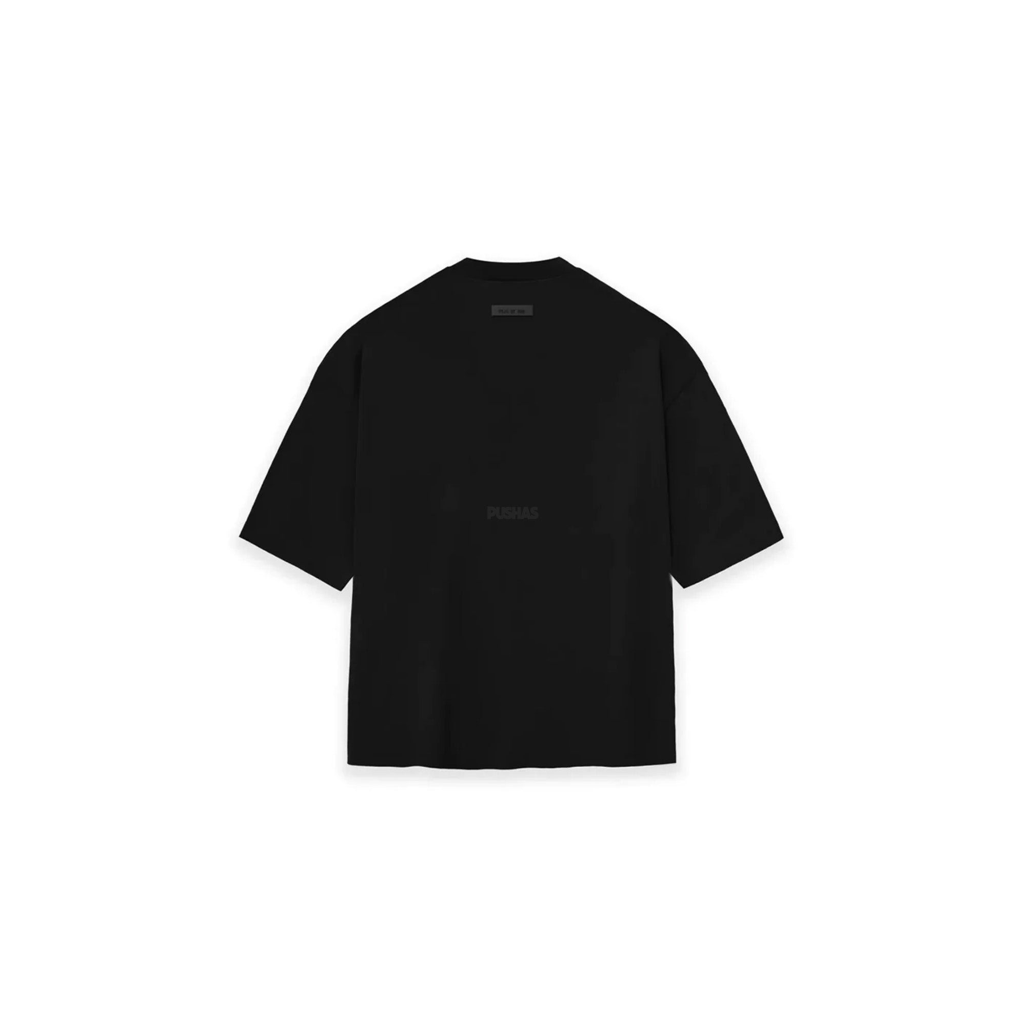 ESSENTIALS Jet Black T-Shirt (2023) - Premium Cotton Comfort Fit Tee for Men & Women | Casual Wear, Street Style, Everyday Outfits