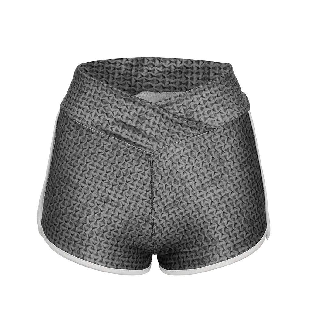 Gibobby Women's High Waist Cotton Leggings with Pockets - Summer Casual & Workout Shorts for Yoga, Running, Gym & Lounge Wear
