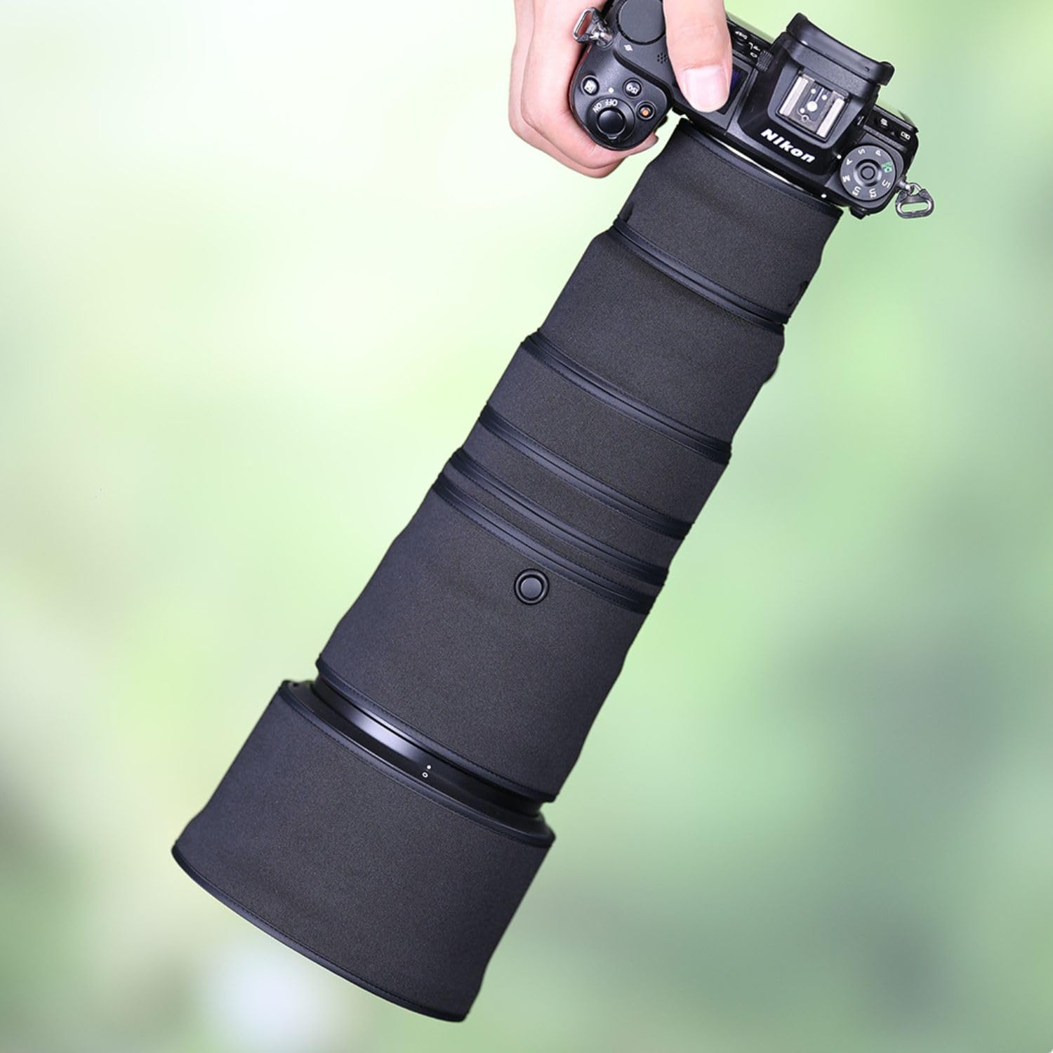 Nikon Z 600mm F6.3 VR S Lens Camouflage Cover - Waterproof Rain Protective Sleeve for Bird Watching & Wildlife Photography - Perfect for Outdoor Hunting, Safari & Nature Exploration