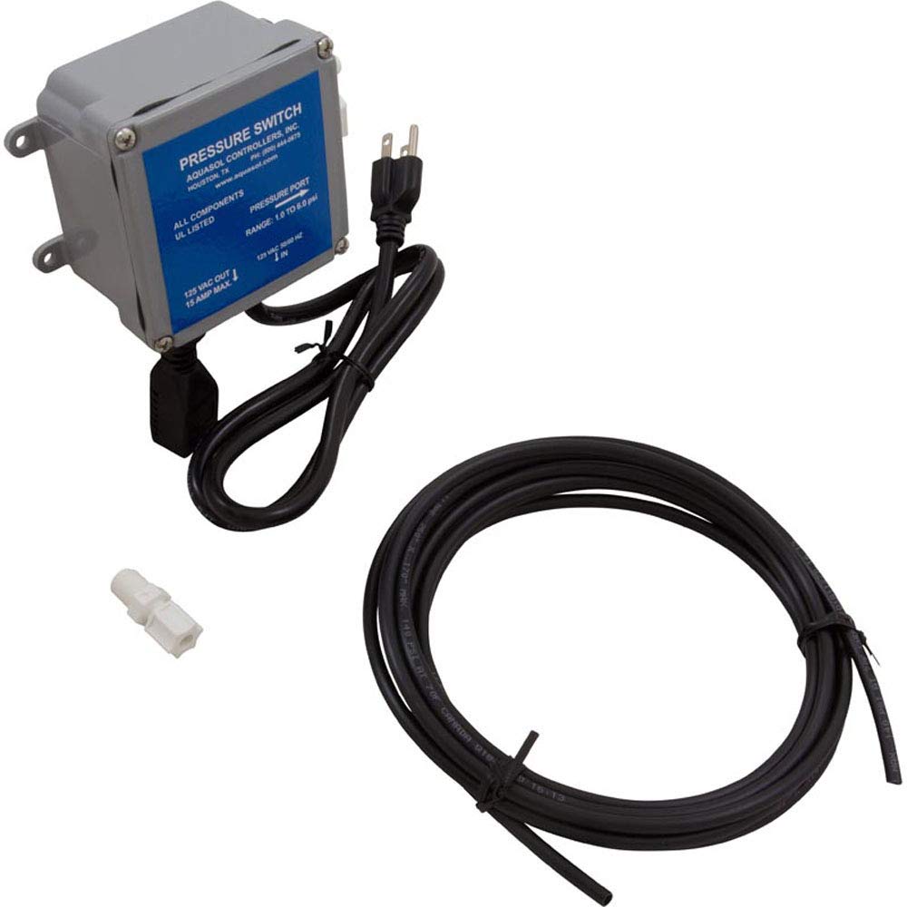 M011 1-6 psi Safety Pressure Switch - Adjustable Air Compressor Control for HVAC, Water Pumps & Industrial Equipment