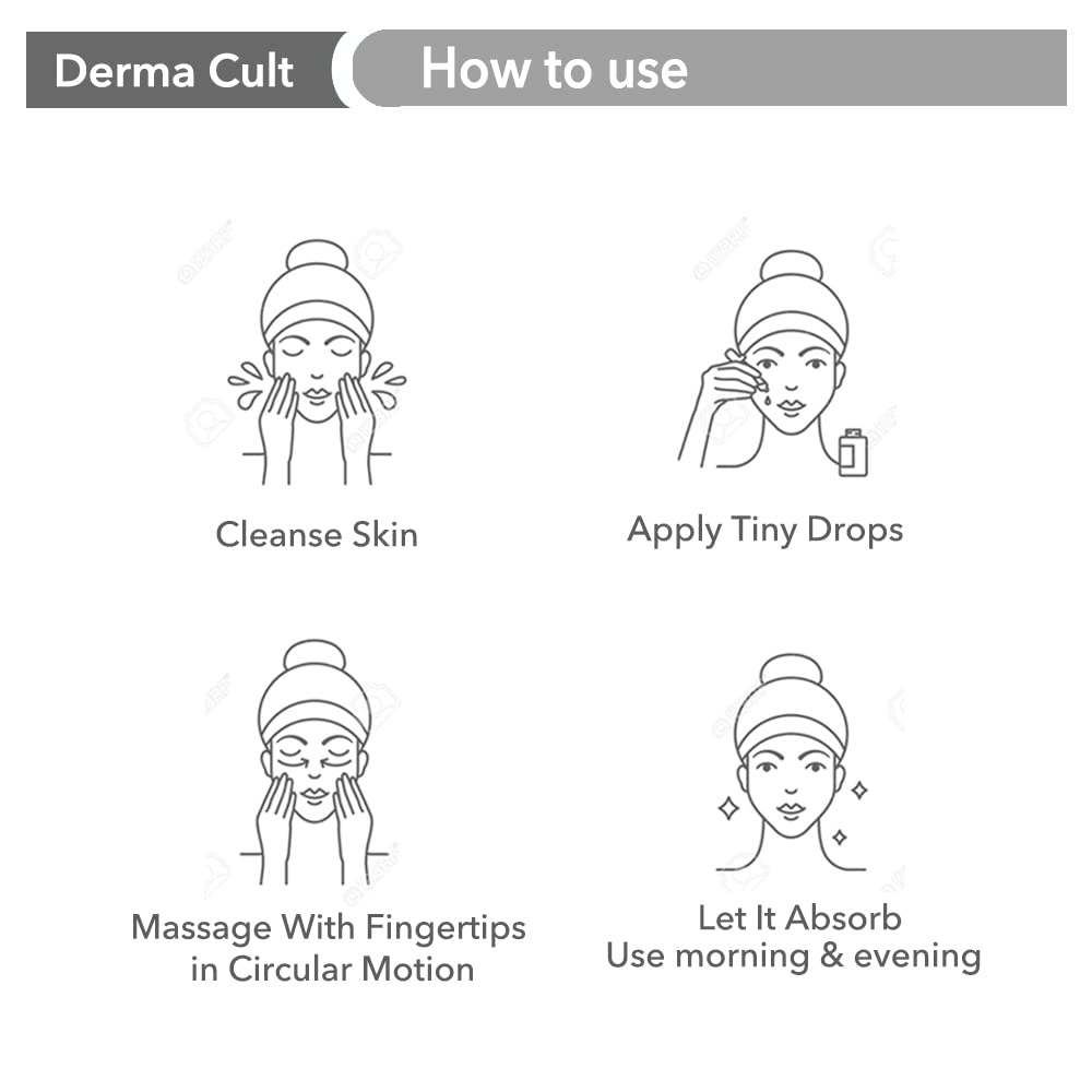 O3+ Derma Cult 10% Niacinamide Face Serum for Acne Scars & Blemish Treatment | Oil Balancing Zinc & Herbs Formula for Oily & Acne-Prone Skin | Skin Clarifying Anti-Acne Serum (30ml) | Perfect for Daily Skincare Routine & Post-Breakout Recovery