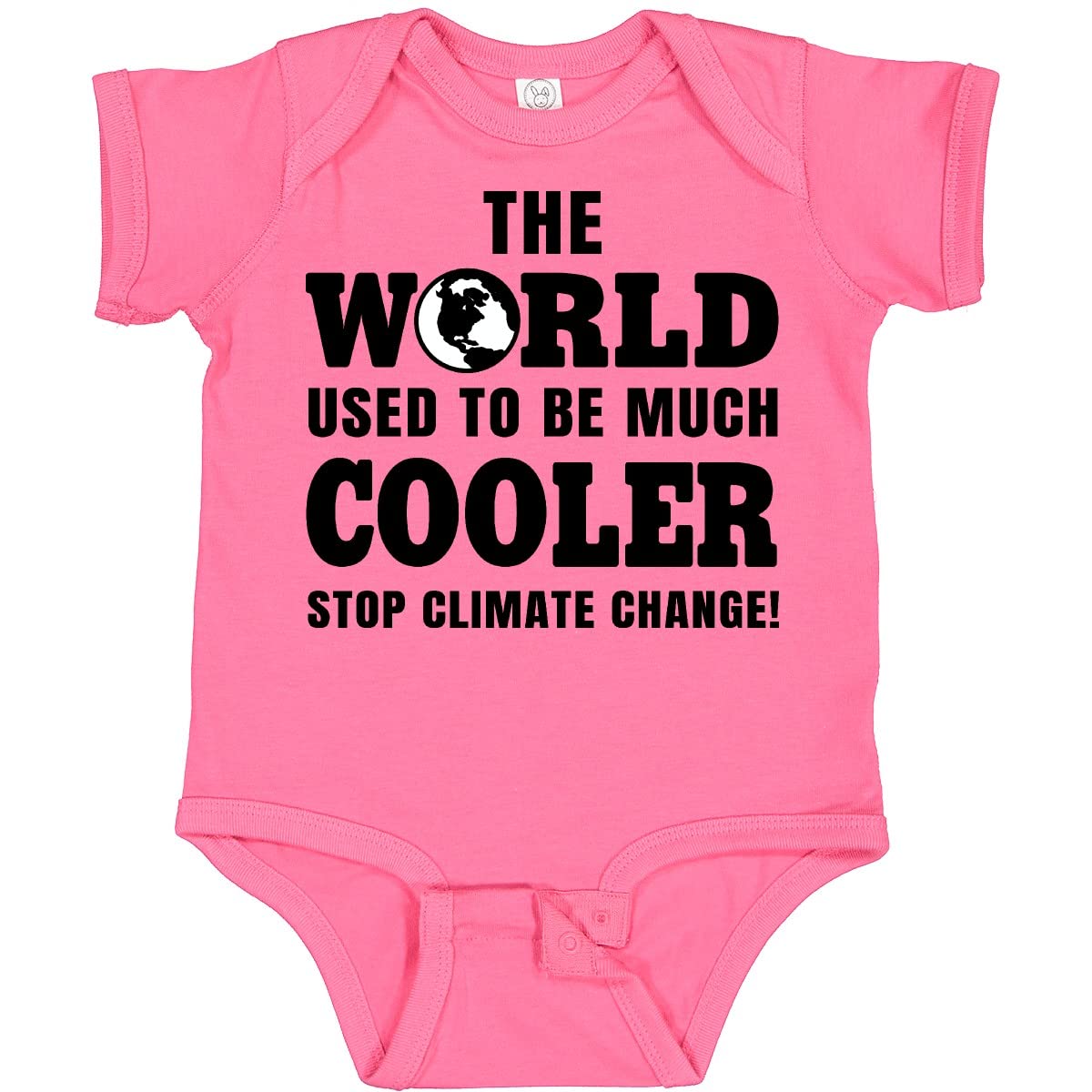 Stop Climate Change Baby Bodysuit - Eco-Friendly Cotton for Daily Wear