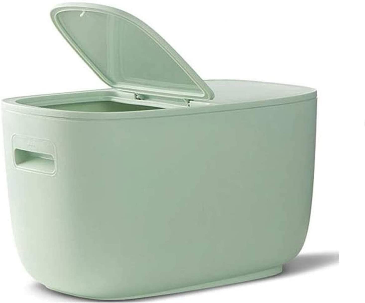 Large Plastic Rice Storage Containers with Lids - Airtight Food Storage for Cereal, Flour & Dry Goods | Rice Dispenser with Groove Handle & Bottom Pulley Design | Perfect for Kitchen Pantry Organization & Bulk Food Storage