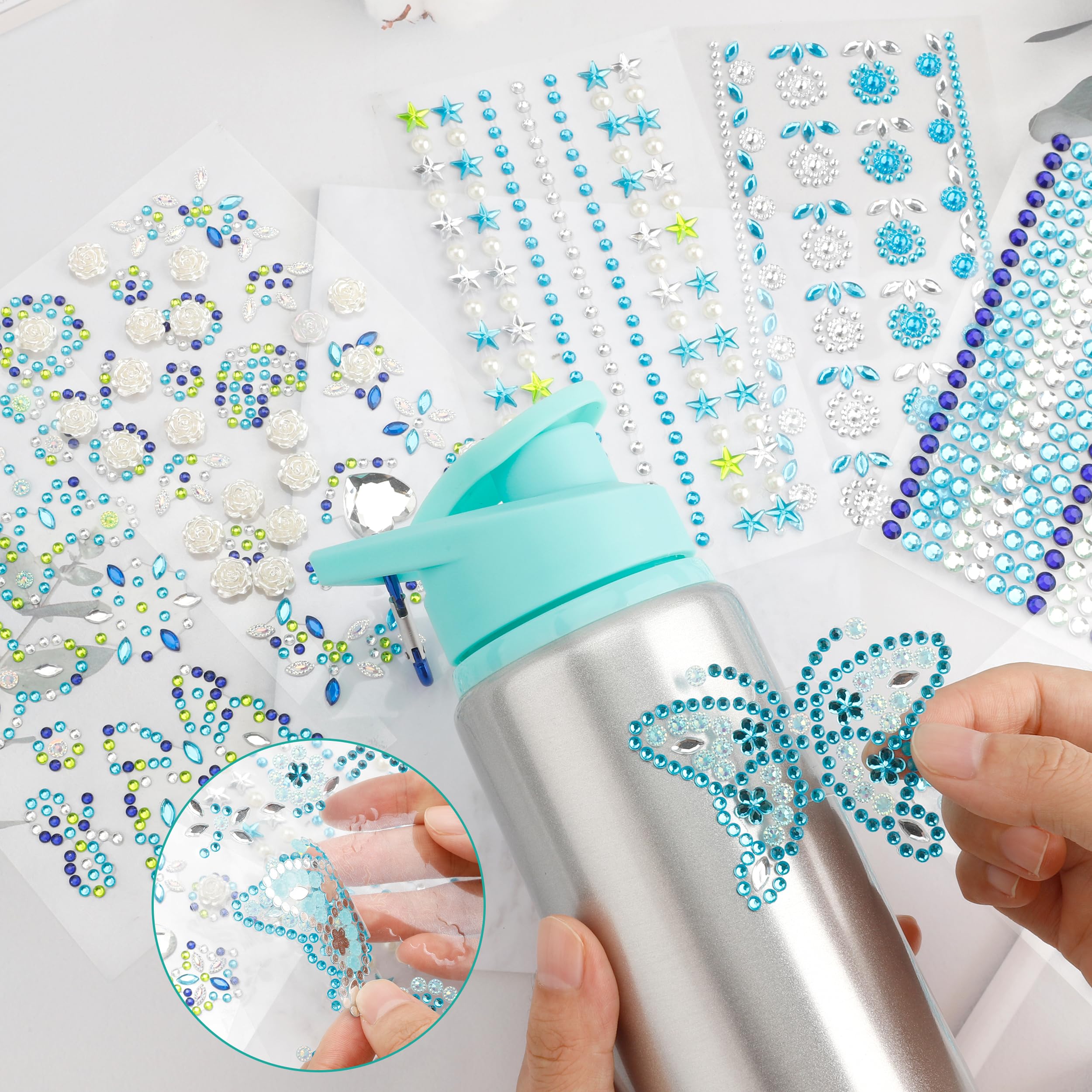DIY Easter Basket Stuffers & Water Bottle Decorating Kit for Girls Ages 4-10 - Fun Easter Gifts & Creative Crafts for Kids, Teens - Perfect for Birthday Parties, Classroom Activities & Holiday Celebrations