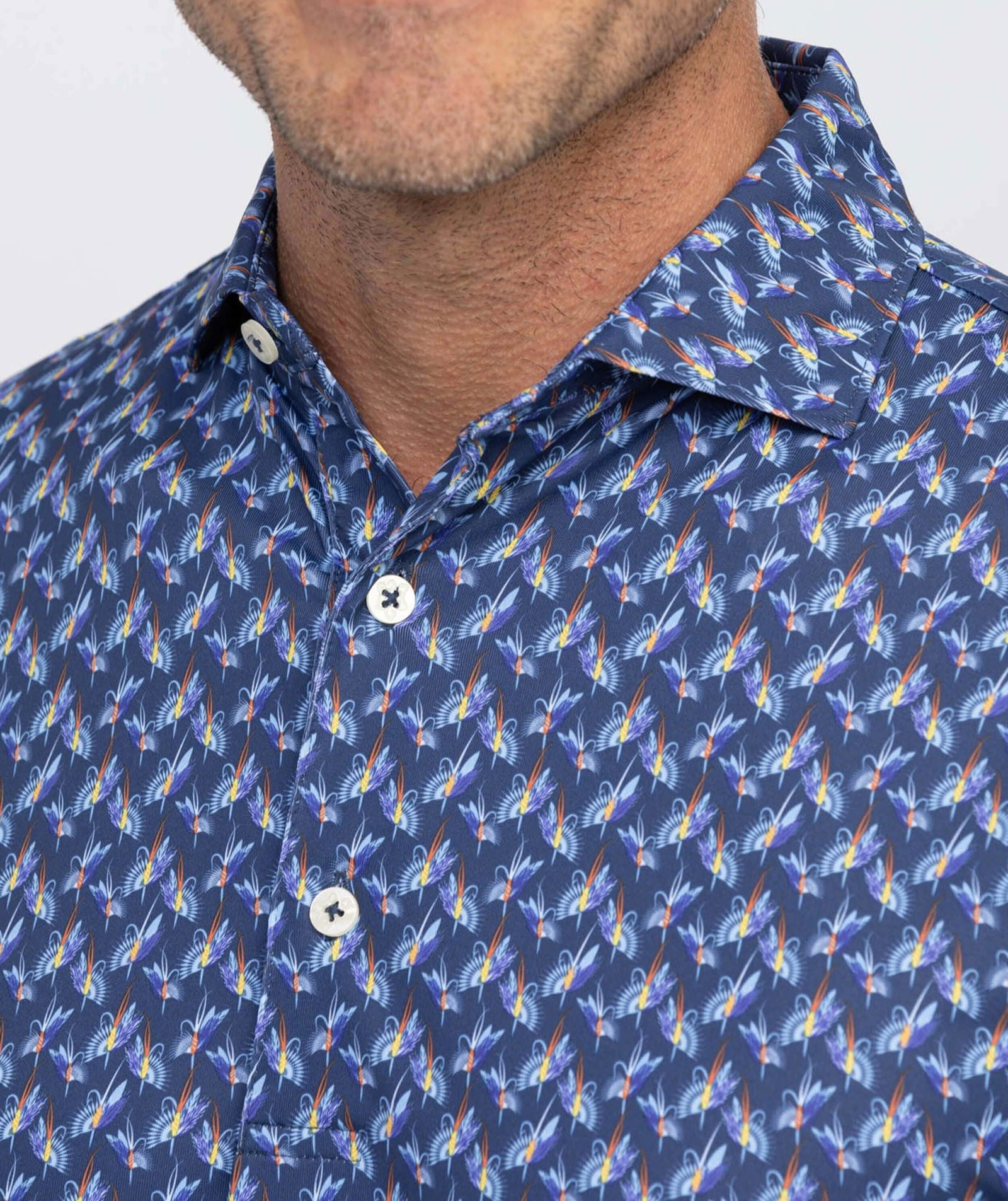 Rollins Performance Polo Shirt for Men - Moisture Wicking, Breathable & Quick-Dry Golf & Casual Wear - Perfect for Sports, Office & Outdoor Activities