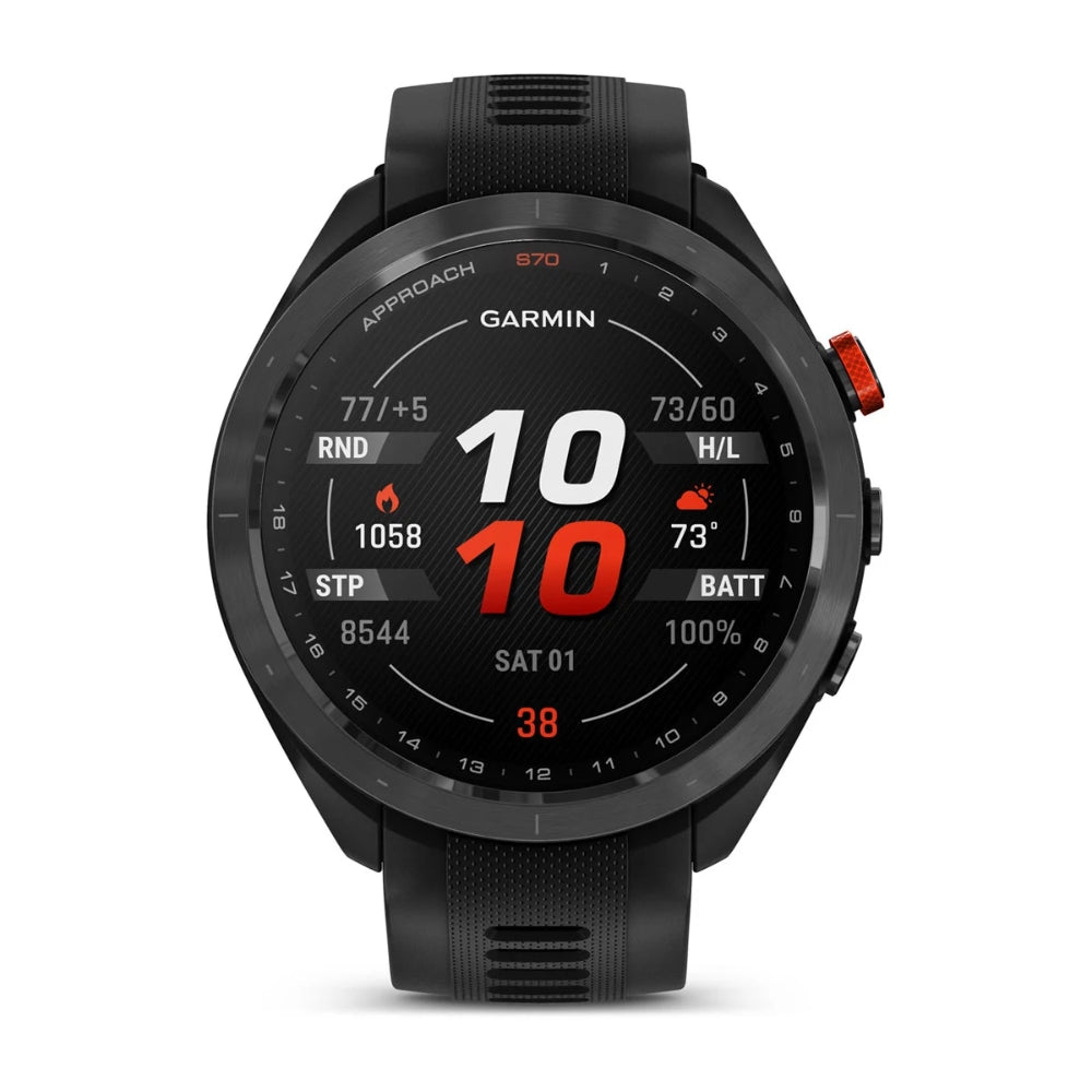 Garmin Approach S70 Premium Golf GPS Watch with Fitness Tracking - Accurate Yardages, Swing Analysis & Heart Rate Monitor for Golfers & Outdoor Enthusiasts