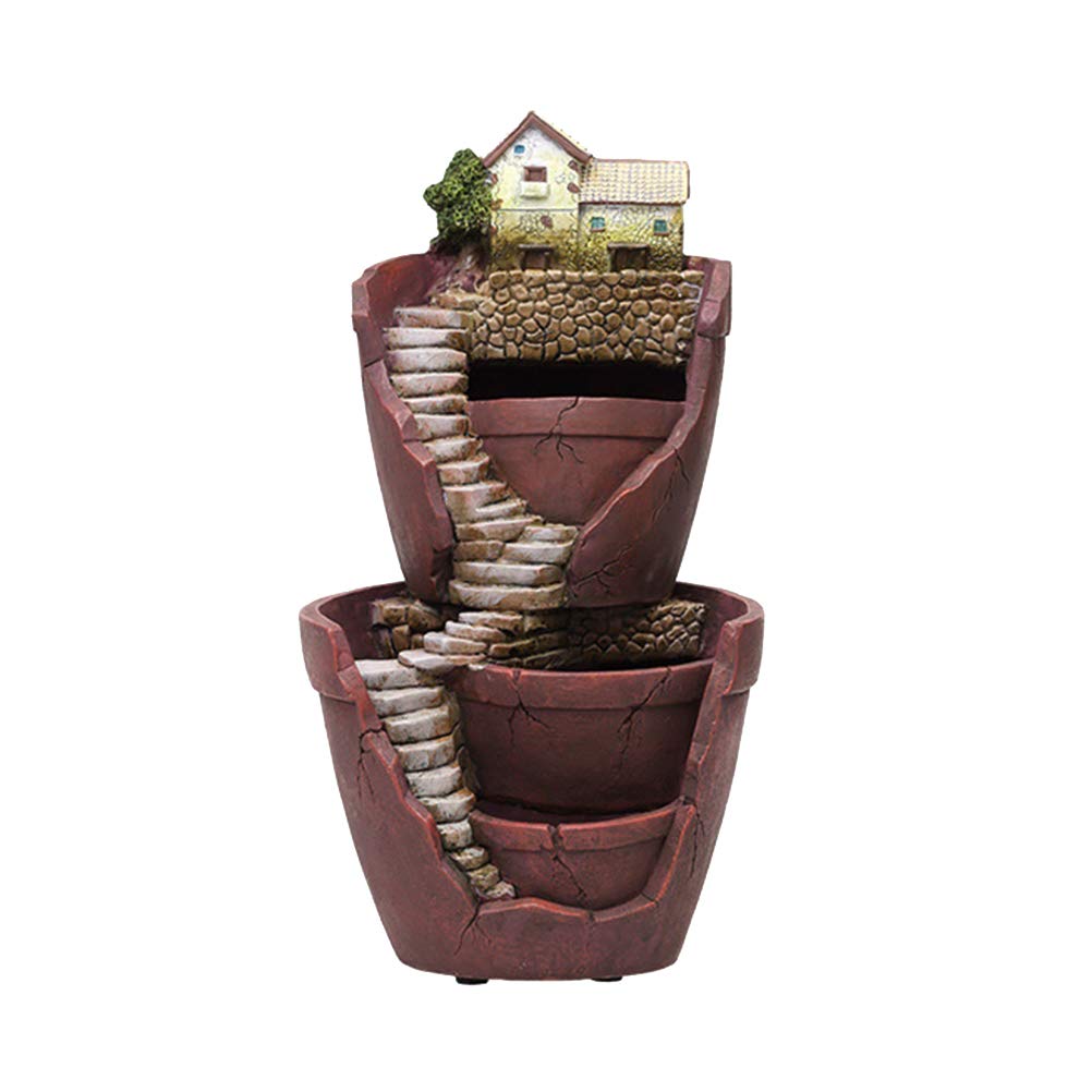 Dual Layer Sky Garden Pot - Flower, Cacti, Sedum & Succulent Bonsai Planter Box - Resin Home Decor for Indoor/Outdoor - Perfect for Windowsills, Balconies & Garden Decor
