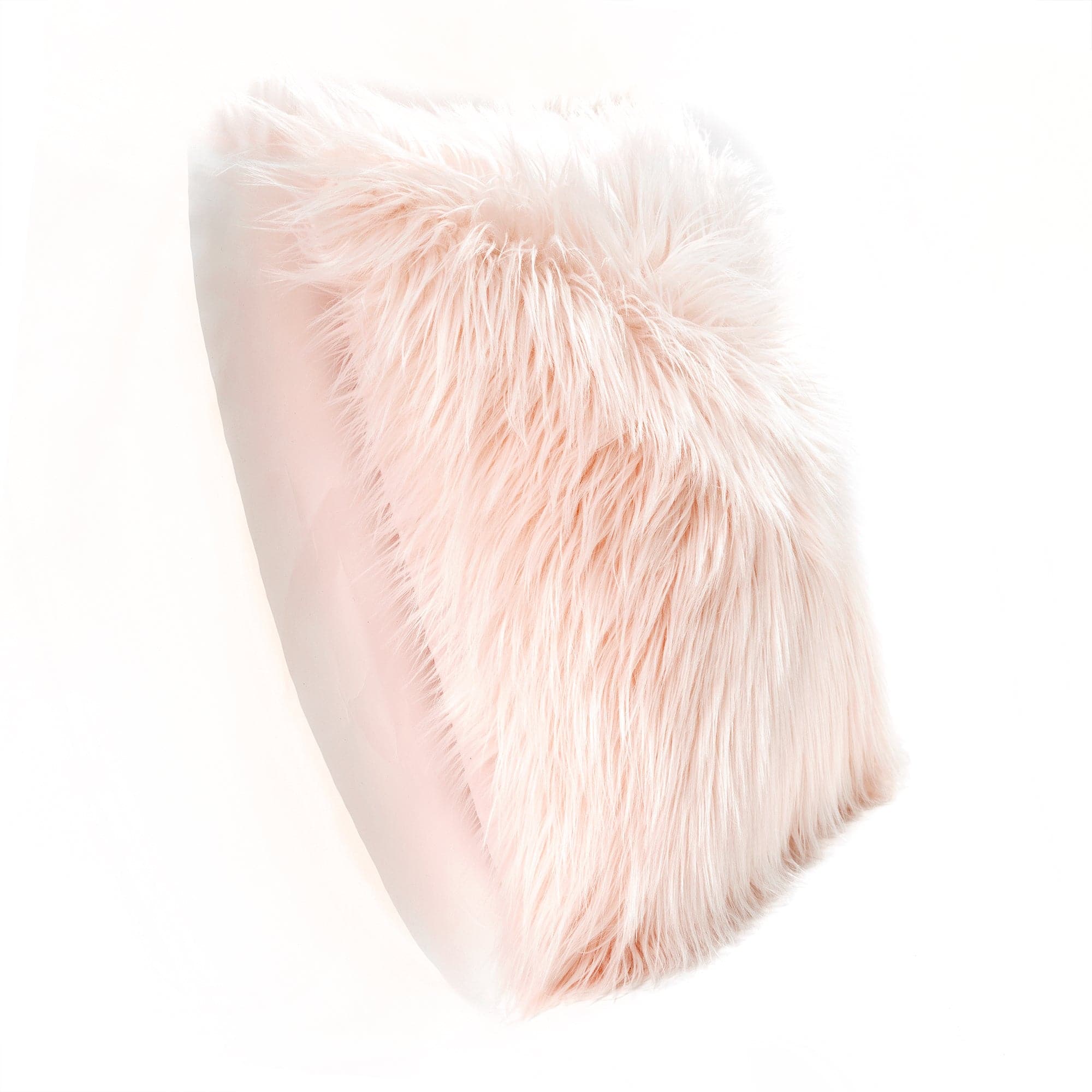 Soft Mongolian Luca Faux Fur Pillow Cover - Luxury Decorative Throw Pillow Case for Sofa, Bed, Couch - Cozy Home Decor for Living Room & Bedroom