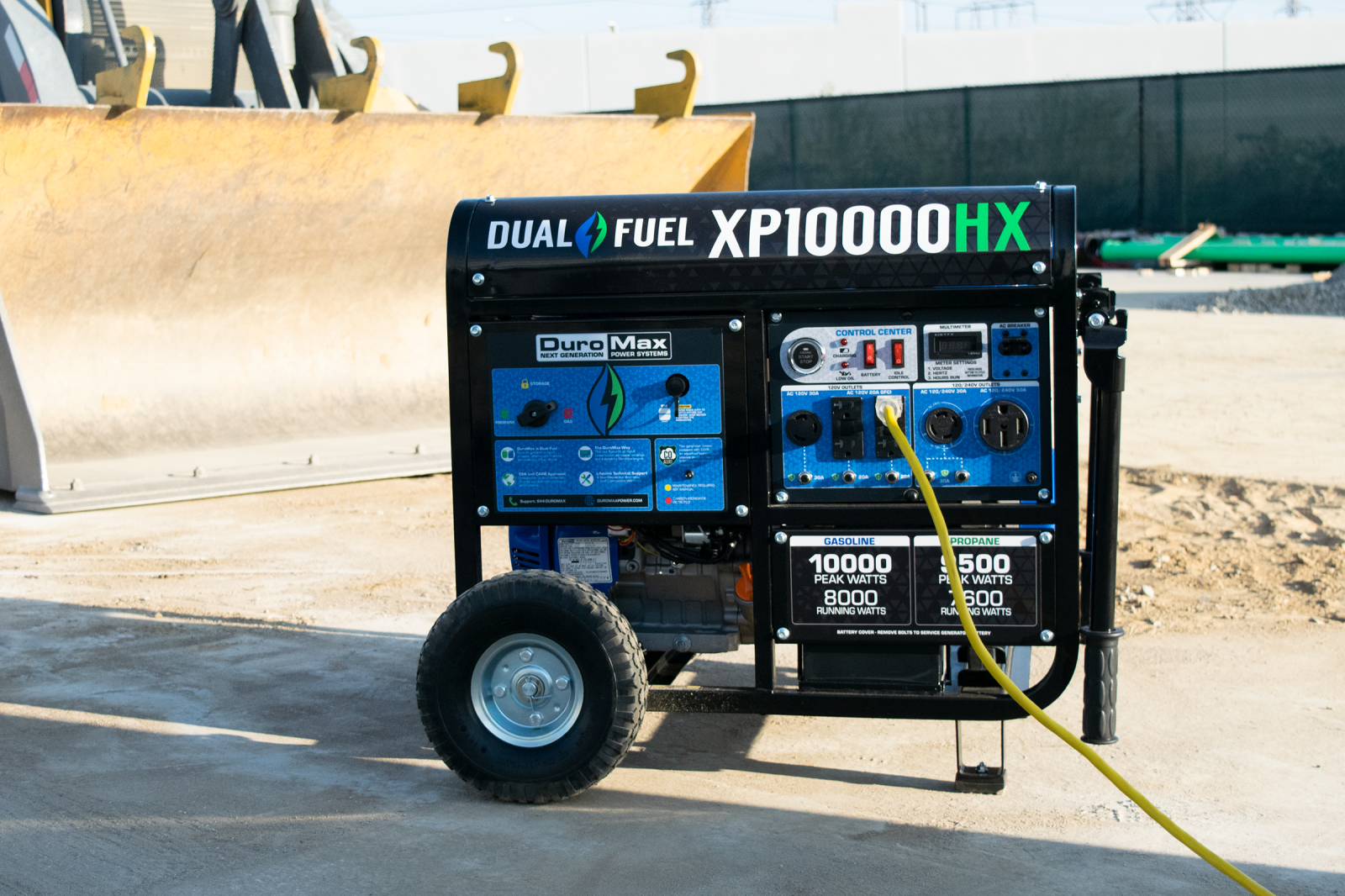 10,000W Dual Fuel Portable Inverter Generator with CO Alert - Reliable Backup Power for Camping, RV, Home & Emergency Use